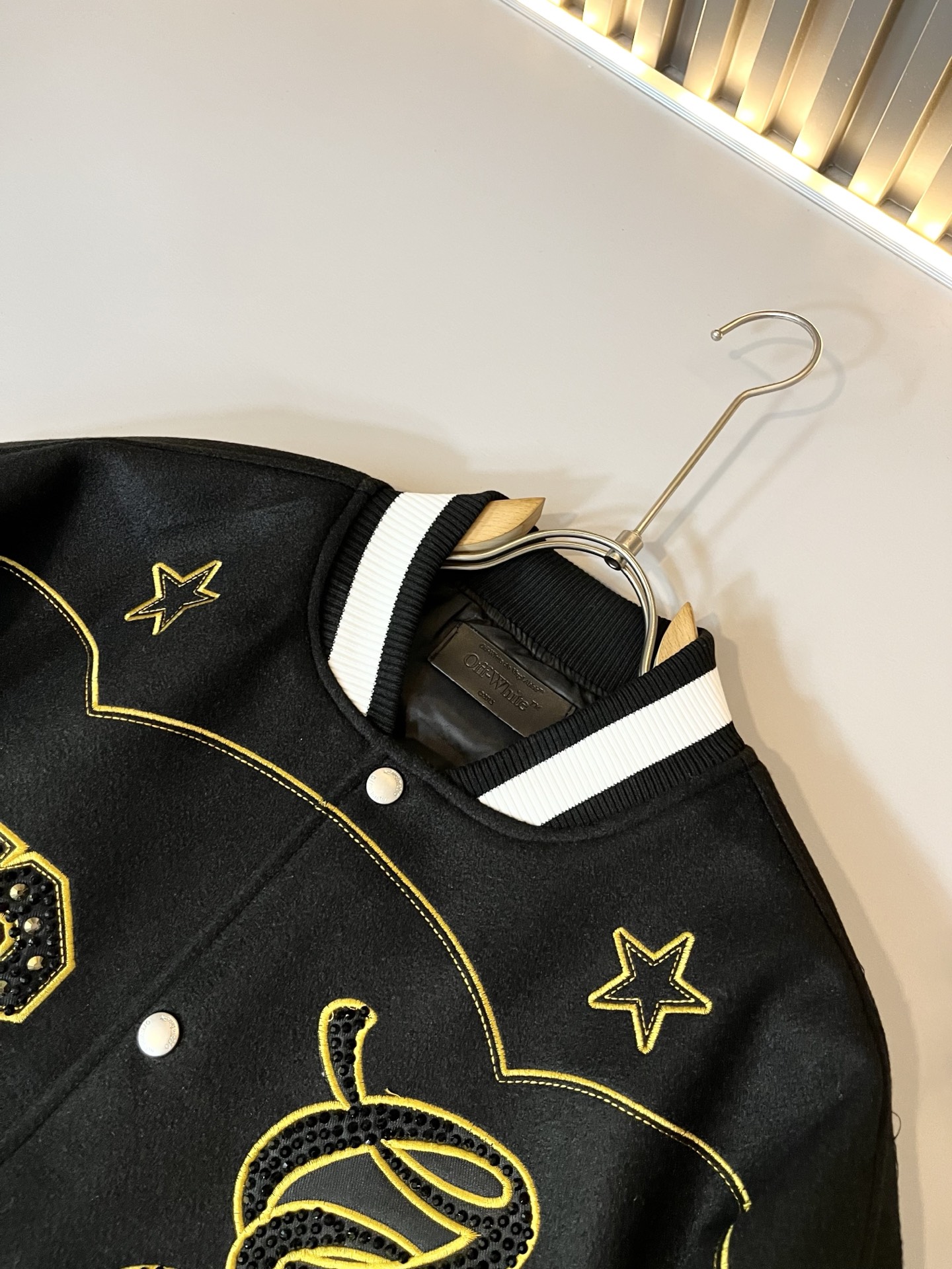 OFF WHITE 2025秋冬新款男士棒球服⚾️夹克外套，意大利原厂订单，代表性十足，规格感十足的精品