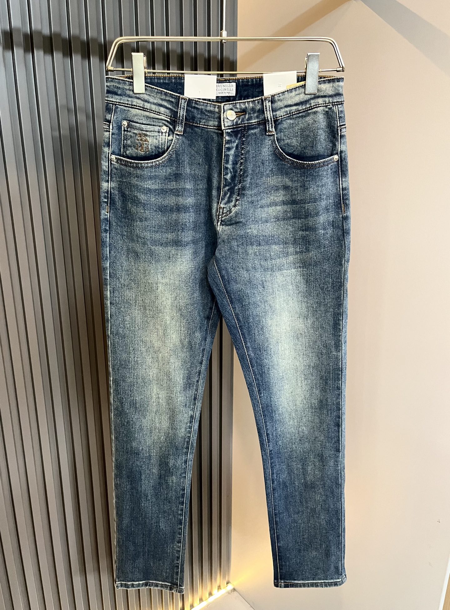 BC-Brunello Cucineli 2025秋冬新品男士时装款高端休闲牛仔裤，香港洋行渠道货，日本