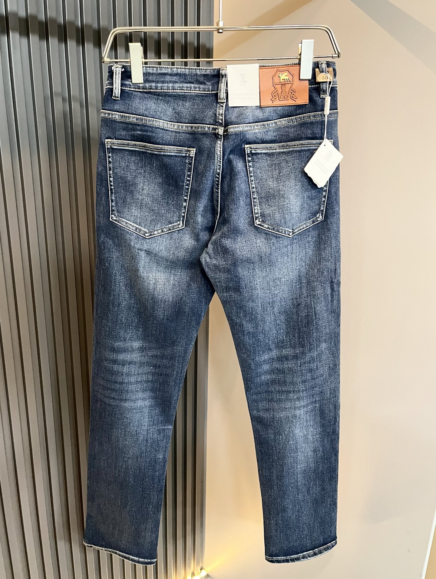 BC-Brunello Cucineli 2025秋冬新品男士时装款高端休闲牛仔裤，香港洋行渠道货，日本