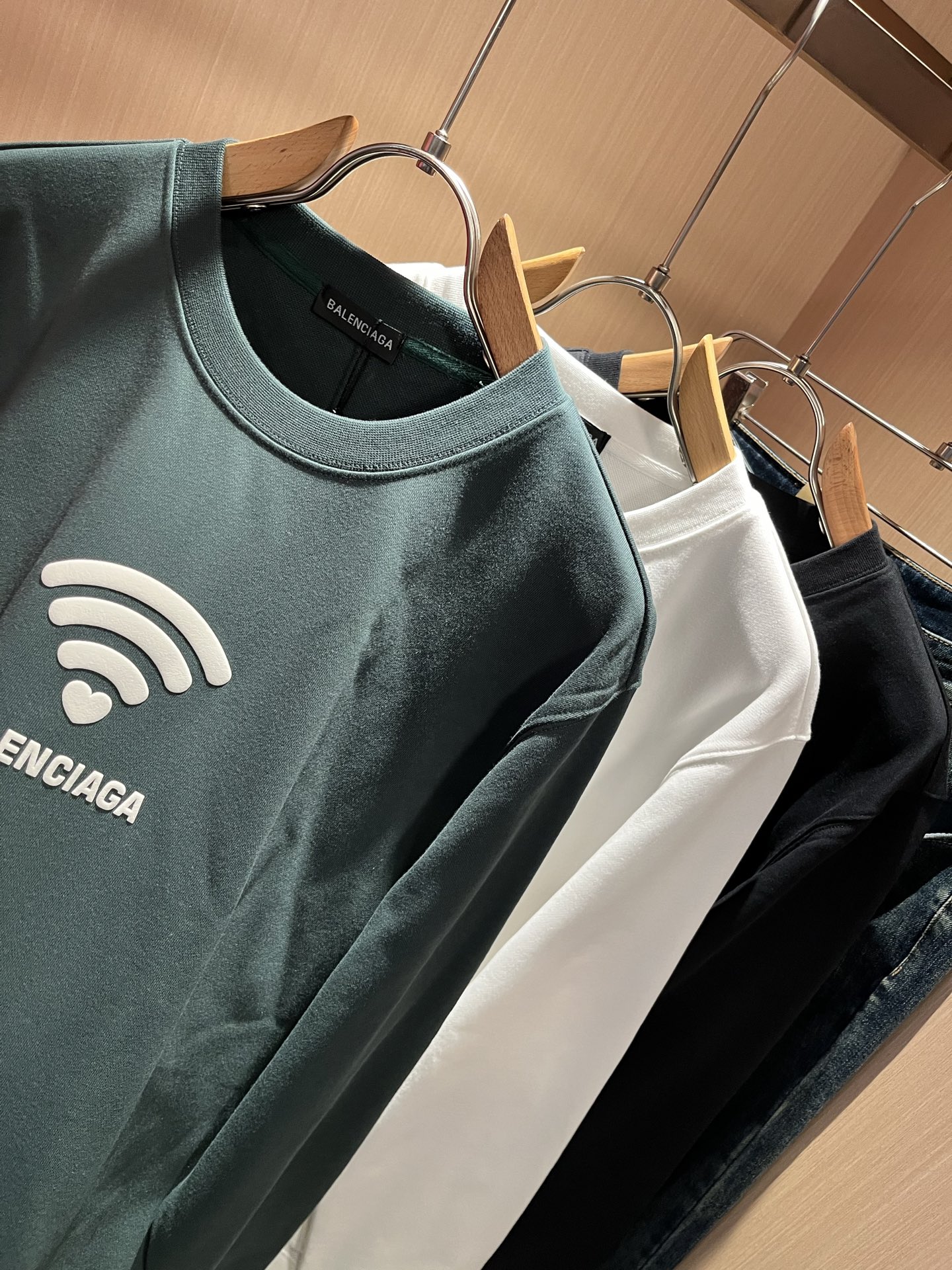 BALENCIA*巴黎*家 2025秋冬最新款百搭卫衣，男女同款👫❤️经典标志图案字母logo图案压胶工