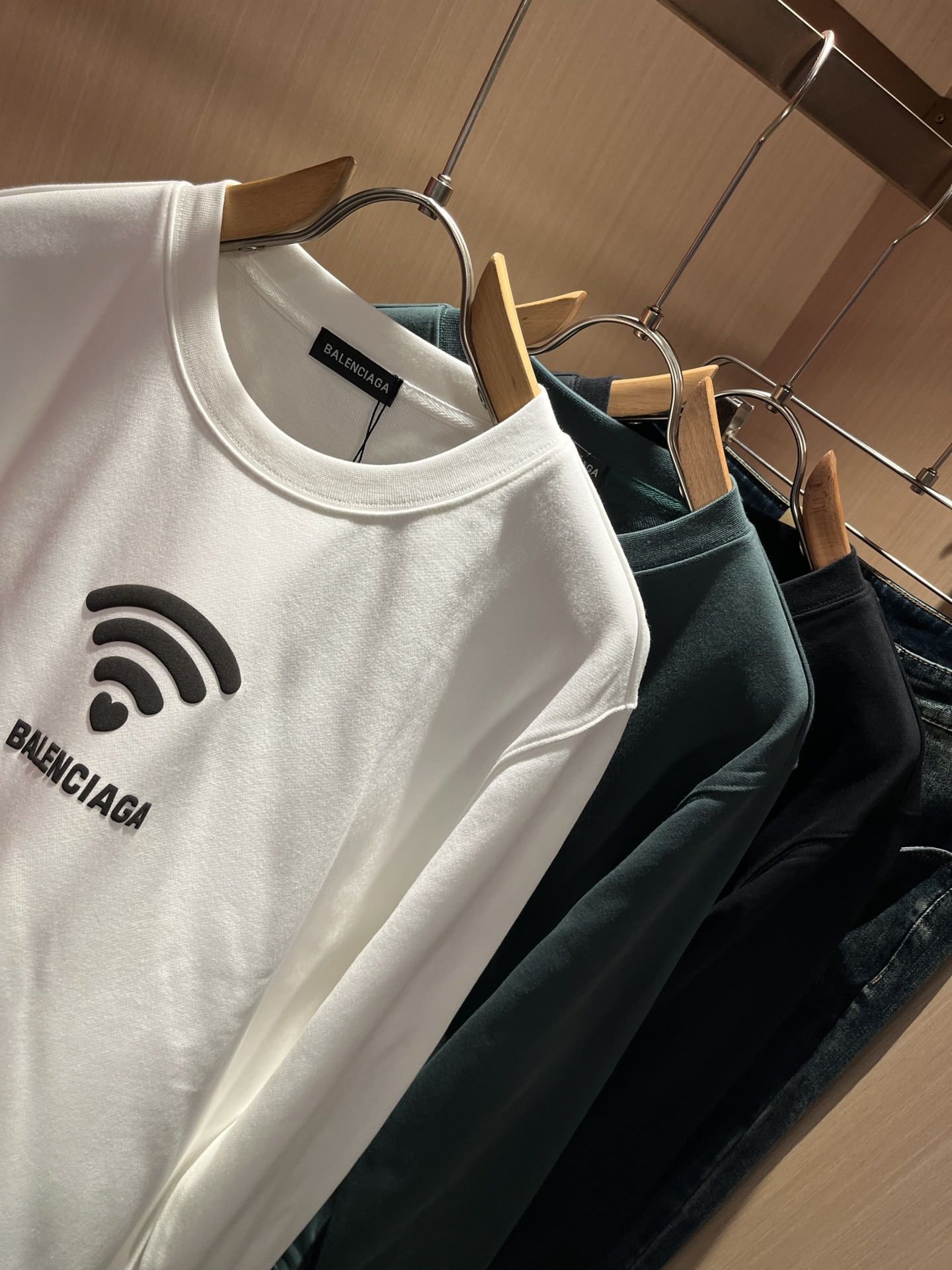 BALENCIA*巴黎*家 2025秋冬最新款百搭卫衣，男女同款👫❤️经典标志图案字母logo图案压胶工