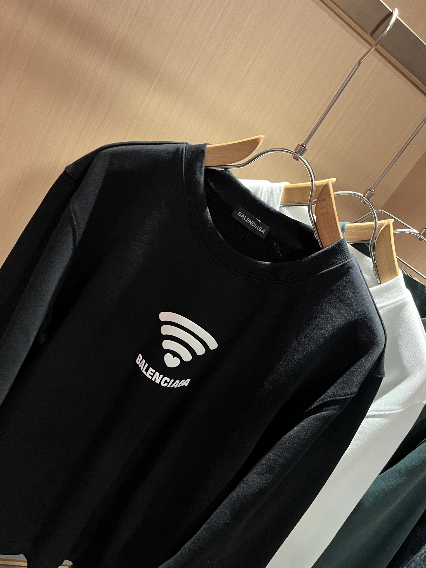 BALENCIA*巴黎*家 2025秋冬最新款百搭卫衣，男女同款👫❤️经典标志图案字母logo图案压胶工