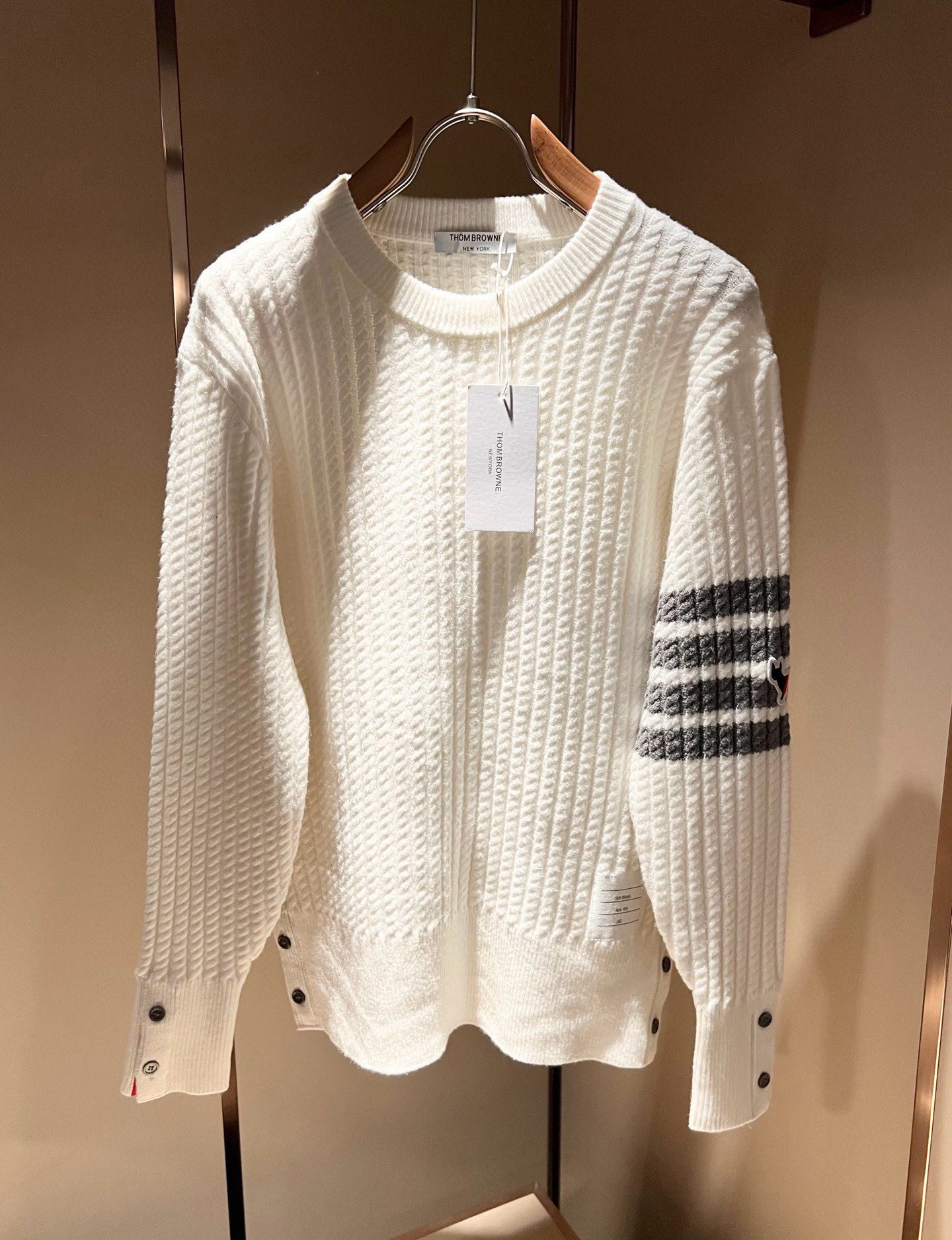 ThomBrow*e汤姆*朗2025秋冬新款男女同款👫针织羊毛衫，今年的专柜新品，男女同款👫超软羊毛面料