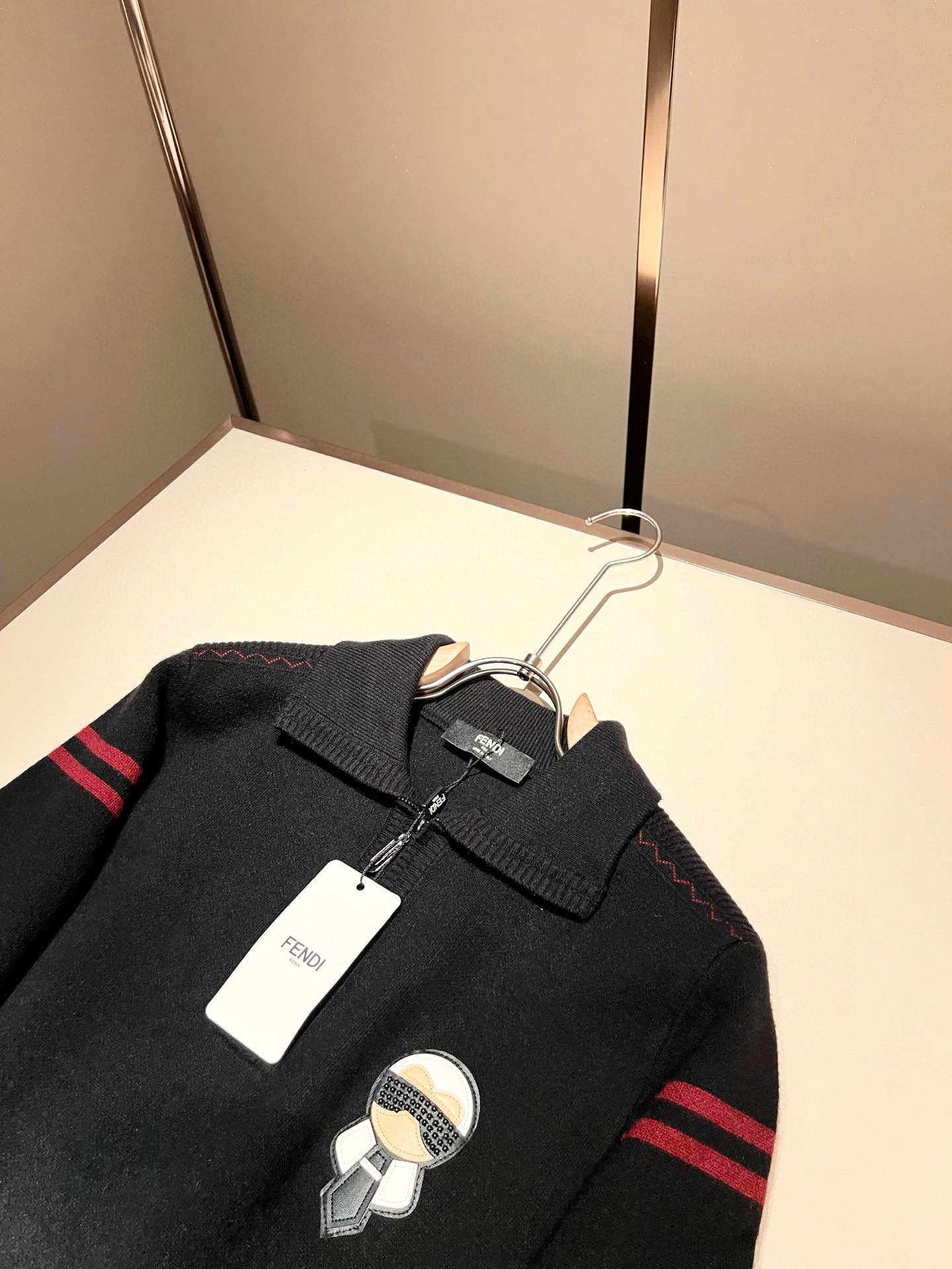 FEN*I 芬*迪2025秋冬新款FD家族男女同款拉链款高领针织羊毛开衫，男女同款👫百搭。意大利原厂订单