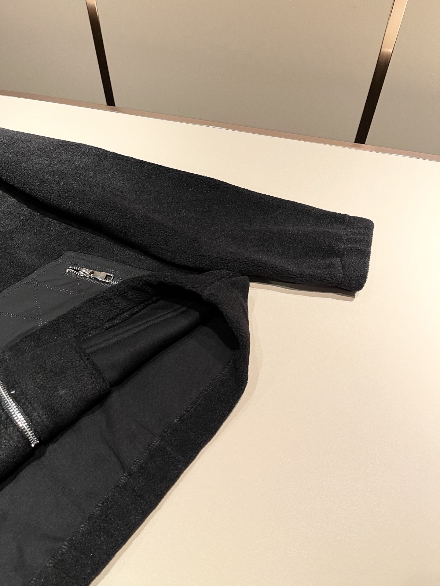 Dio*r迪*奥 2025秋冬男士休闲针织摇粒绒夹克外套，最新时尚休闲拉链夹克，贸易公司渠道稀出，同步官