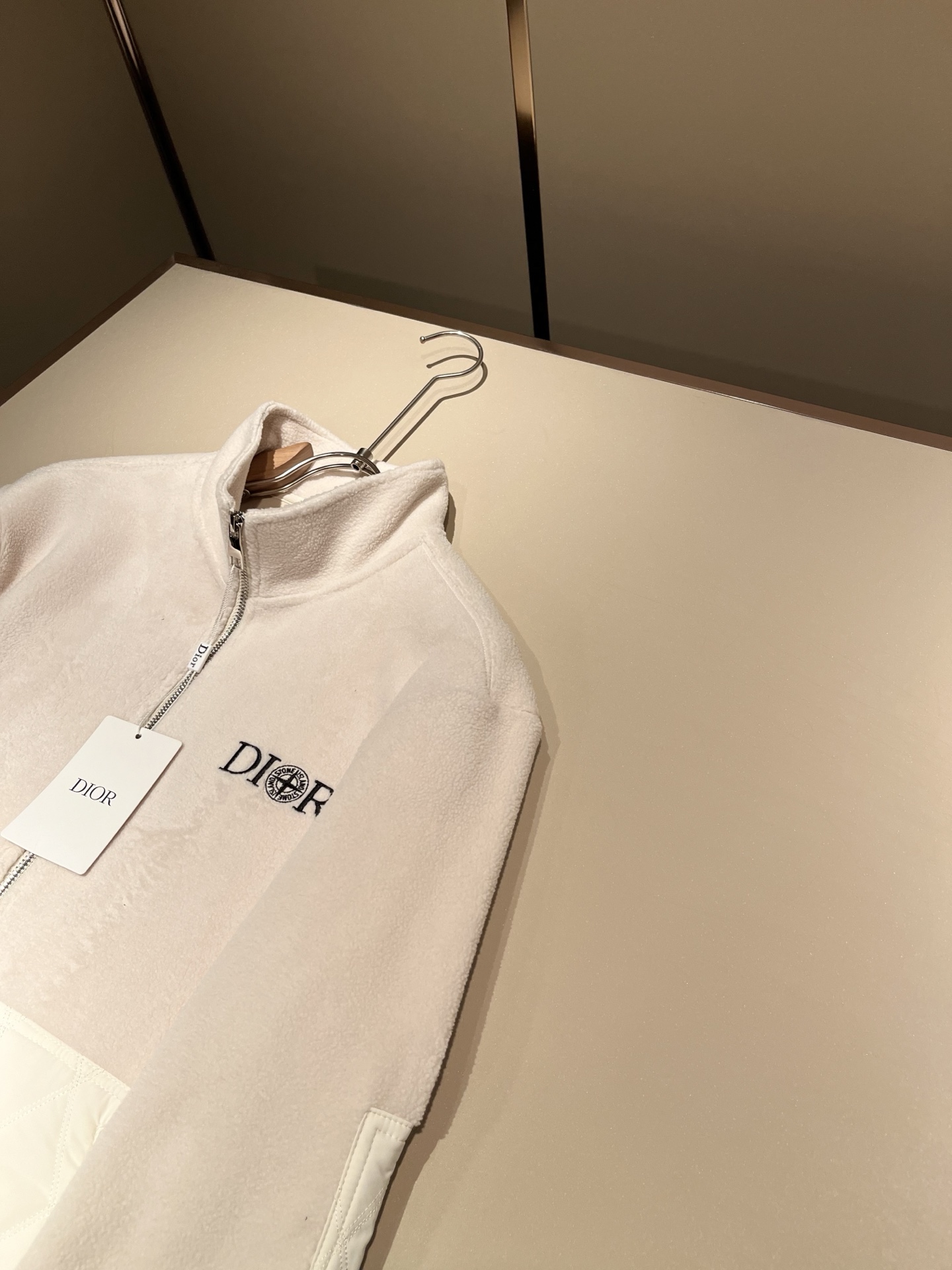 Dio*r迪*奥 2025秋冬男士休闲针织摇粒绒夹克外套，最新时尚休闲拉链夹克，贸易公司渠道稀出，同步官