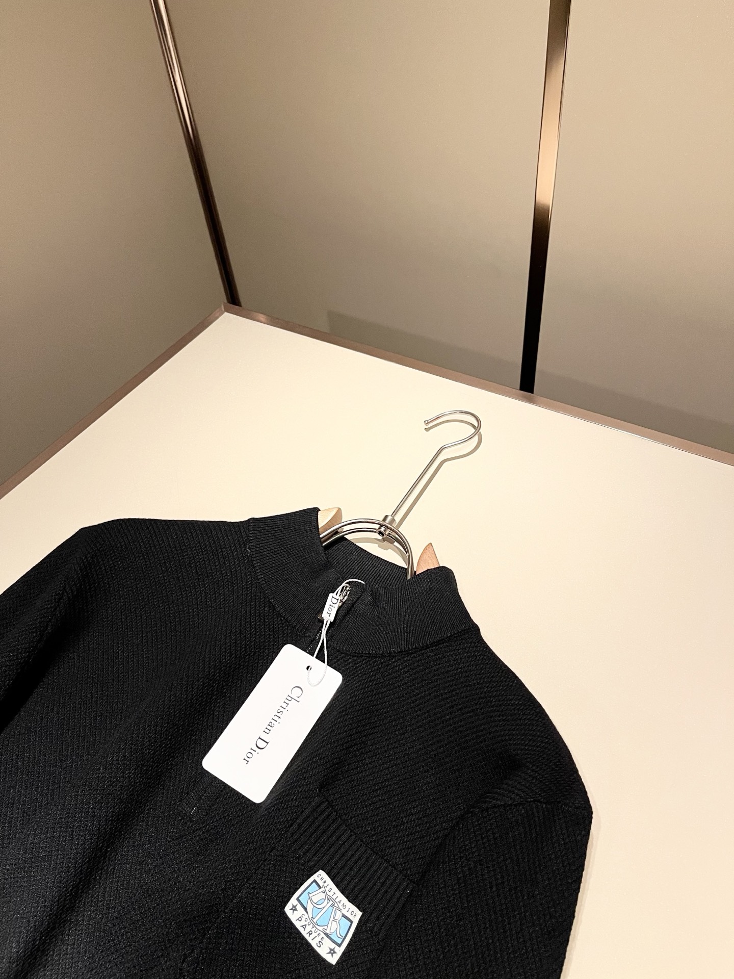 Dio*r迪*奥 2025秋冬男士休闲针织羊毛开衫，最新时尚休闲，贸易公司渠道稀出，同步官网发售，男神女