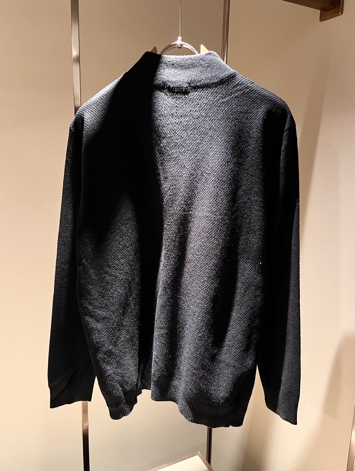 Dio*r迪*奥 2025秋冬男士休闲针织羊毛开衫，最新时尚休闲，贸易公司渠道稀出，同步官网发售，男神女