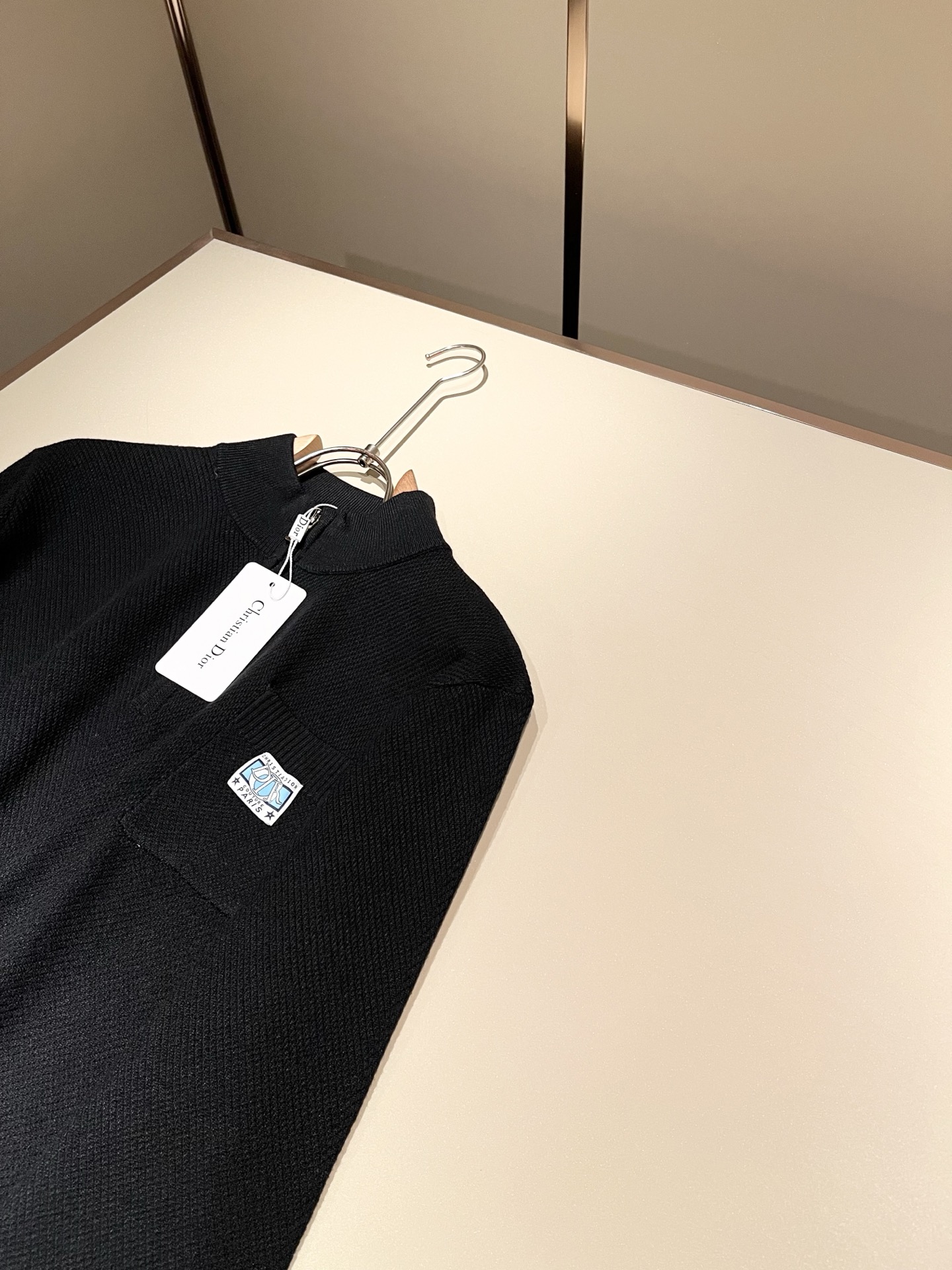 Dio*r迪*奥 2025秋冬男士休闲针织羊毛开衫，最新时尚休闲，贸易公司渠道稀出，同步官网发售，男神女