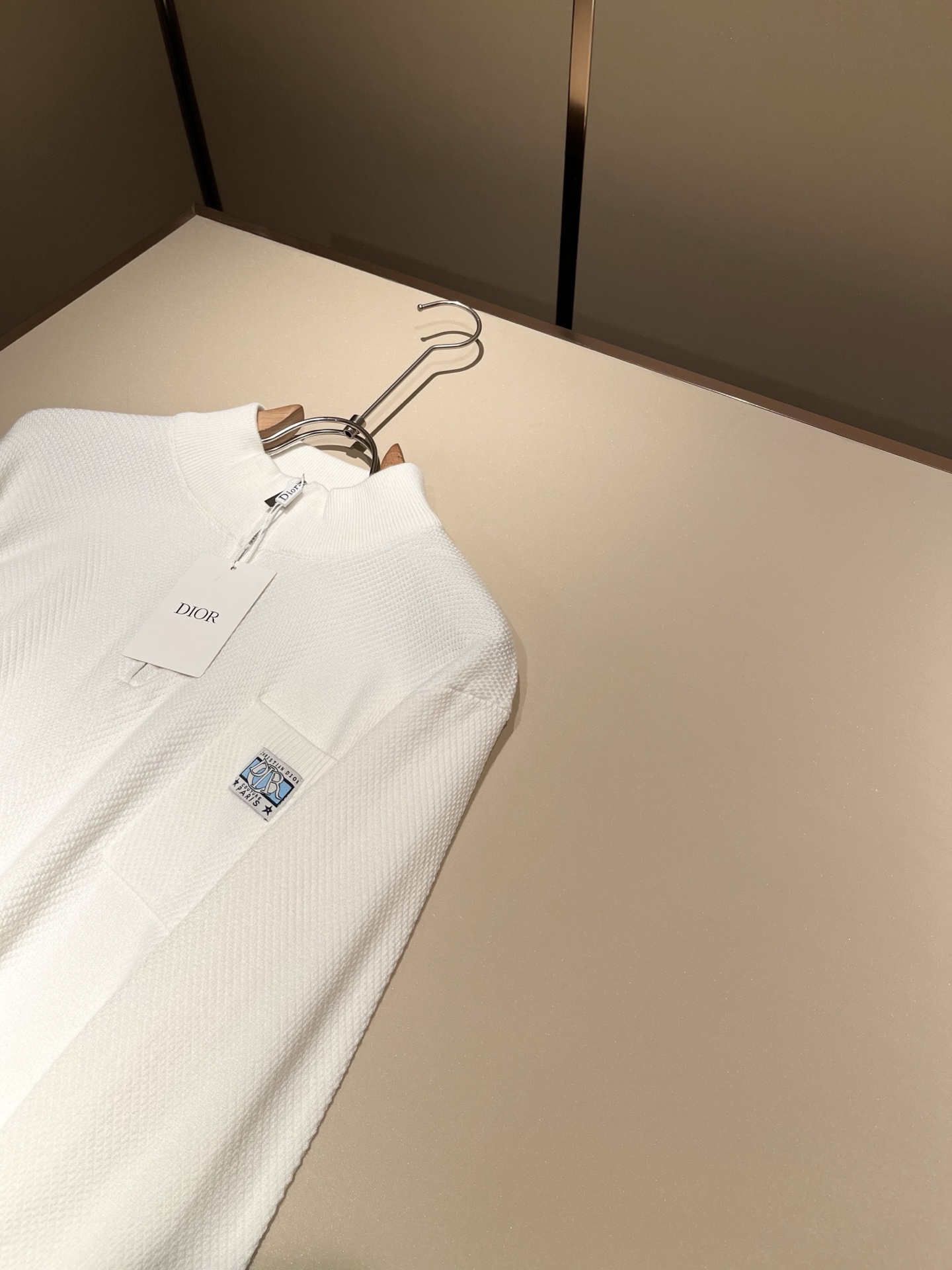 Dio*r迪*奥 2025秋冬男士休闲针织羊毛开衫，最新时尚休闲，贸易公司渠道稀出，同步官网发售，男神女