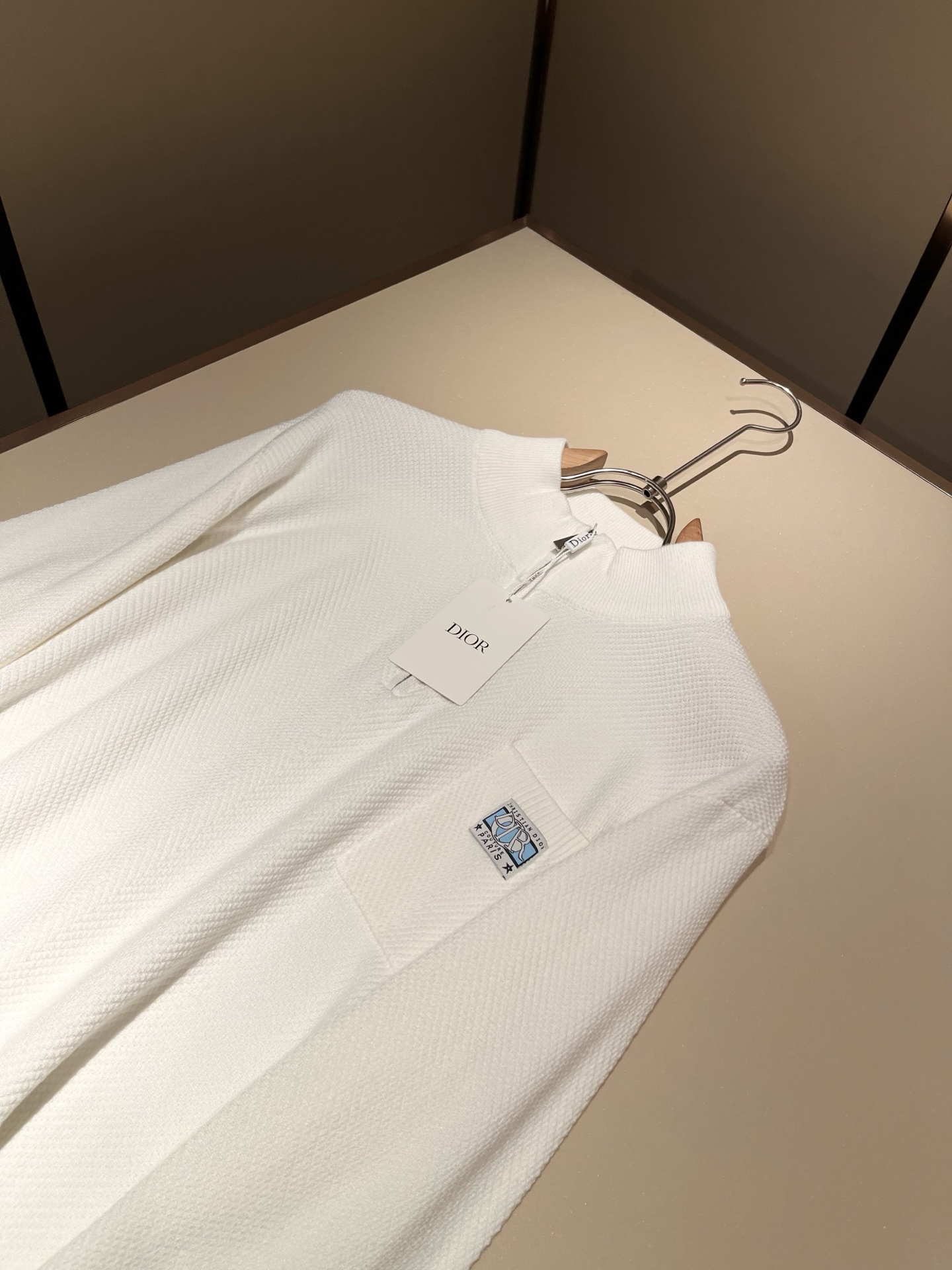 Dio*r迪*奥 2025秋冬男士休闲针织羊毛开衫，最新时尚休闲，贸易公司渠道稀出，同步官网发售，男神女