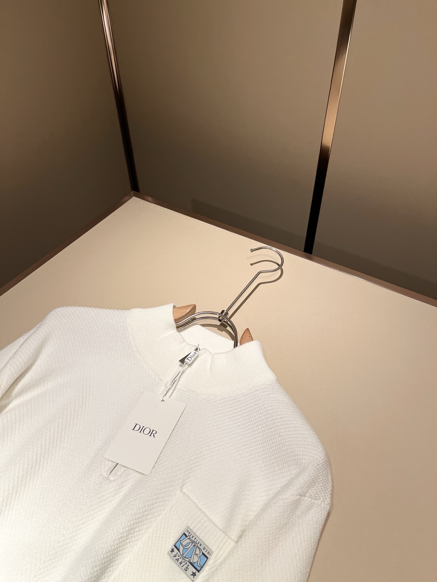 Dio*r迪*奥 2025秋冬男士休闲针织羊毛开衫，最新时尚休闲，贸易公司渠道稀出，同步官网发售，男神女