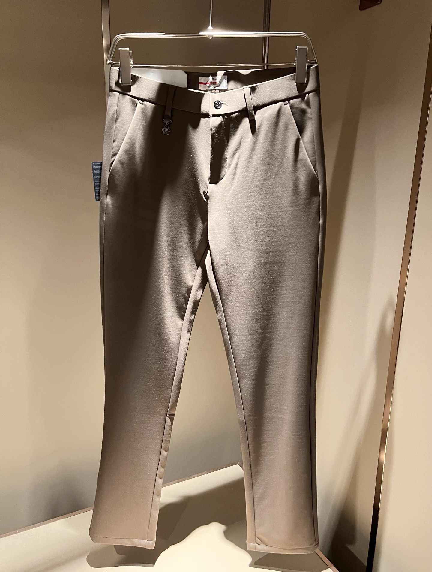 PRA*DA 普*达 2025秋冬新款弹力棉质混纺氨纶百搭西裤，男士经典商务休闲基础长裤西裤！贸易公司渠