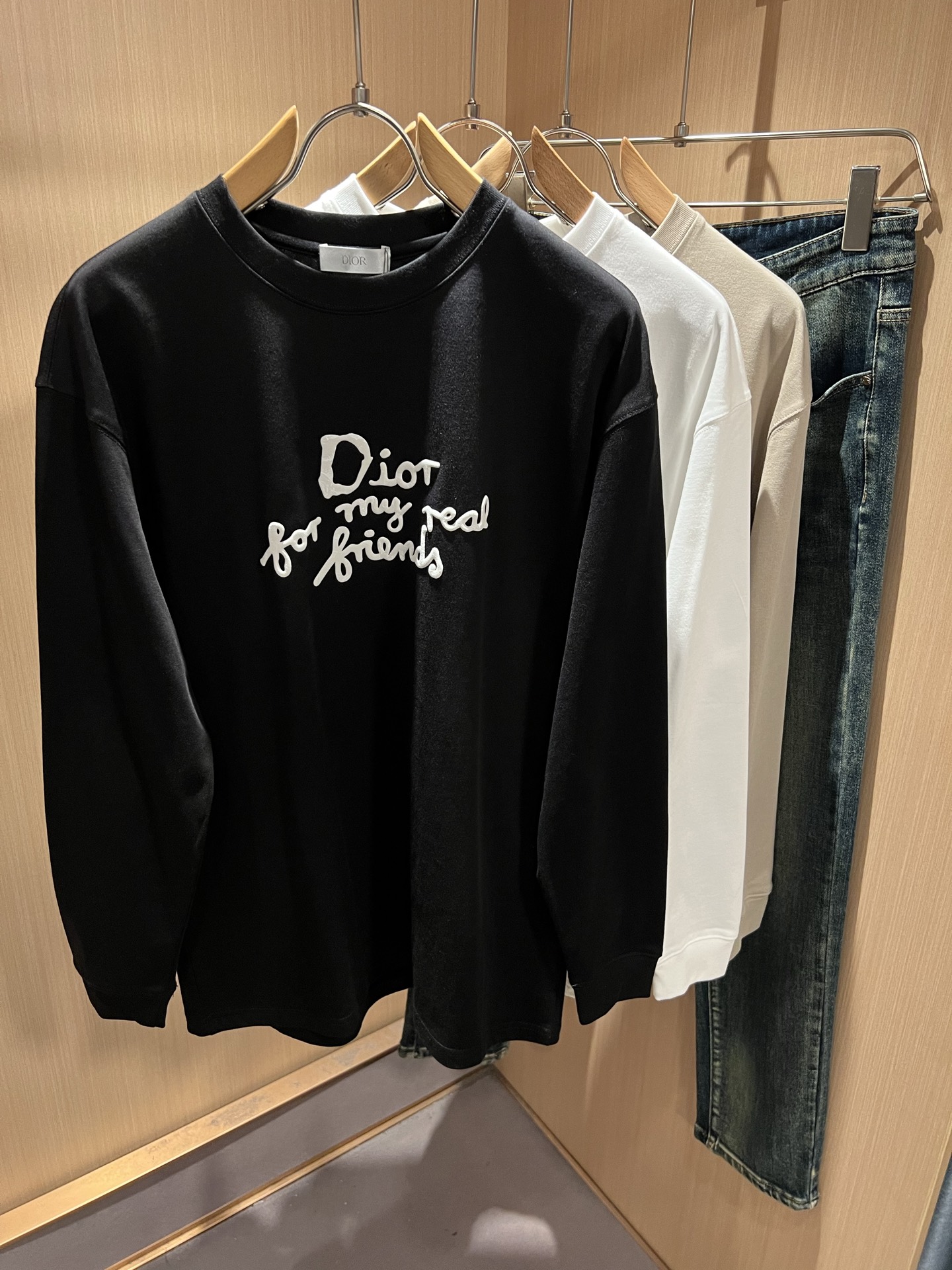 Dio*迪家 2025秋冬新款男女同款👫长袖打底衫，专柜同步发售！定制专属260克纯棉面料，定制原版工艺