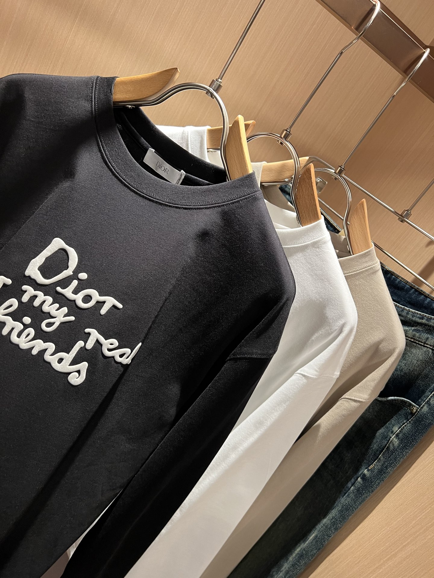 Dio*迪家 2025秋冬新款男女同款👫长袖打底衫，专柜同步发售！定制专属260克纯棉面料，定制原版工艺