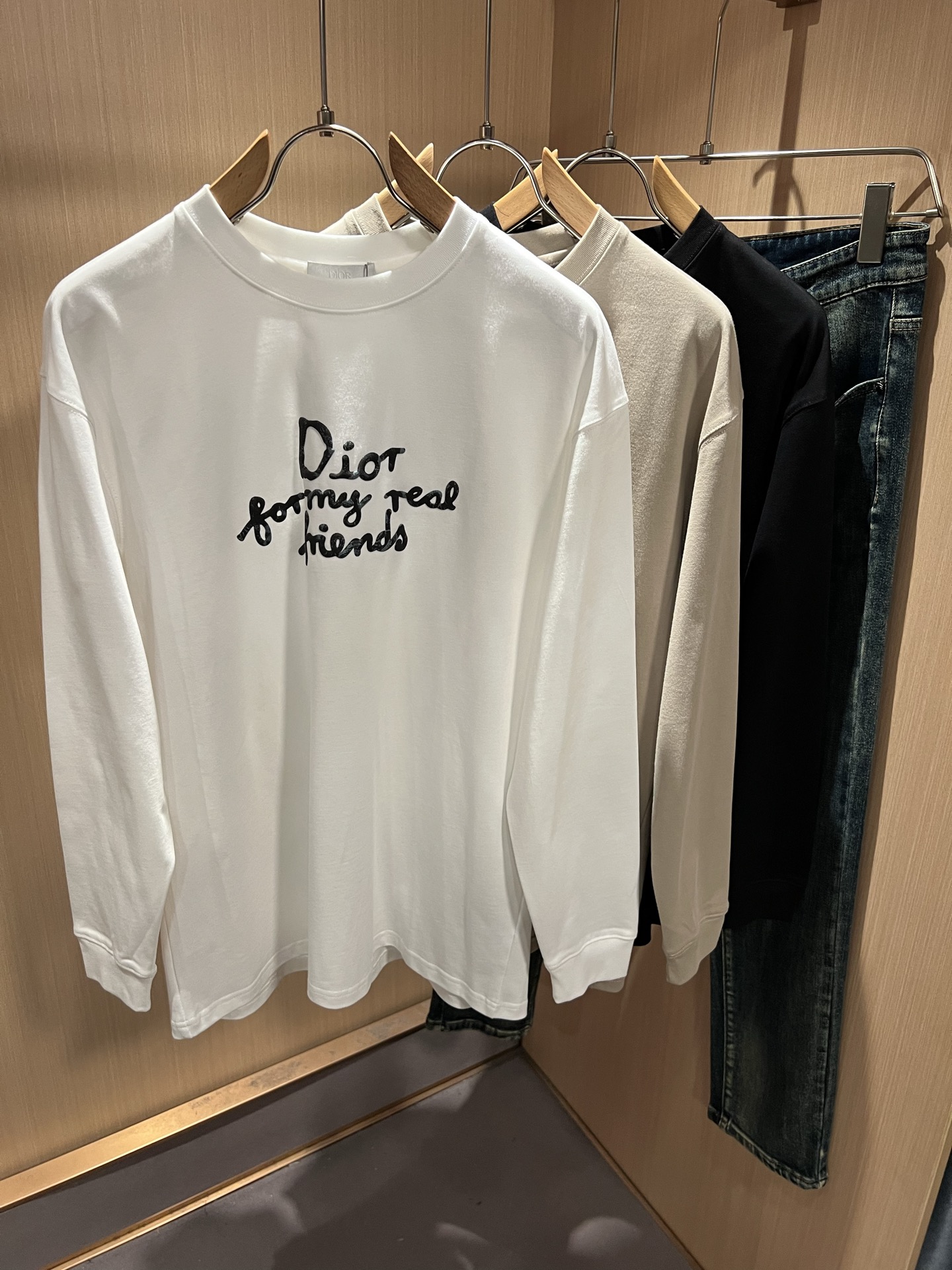 Dio*迪家 2025秋冬新款男女同款👫长袖打底衫，专柜同步发售！定制专属260克纯棉面料，定制原版工艺