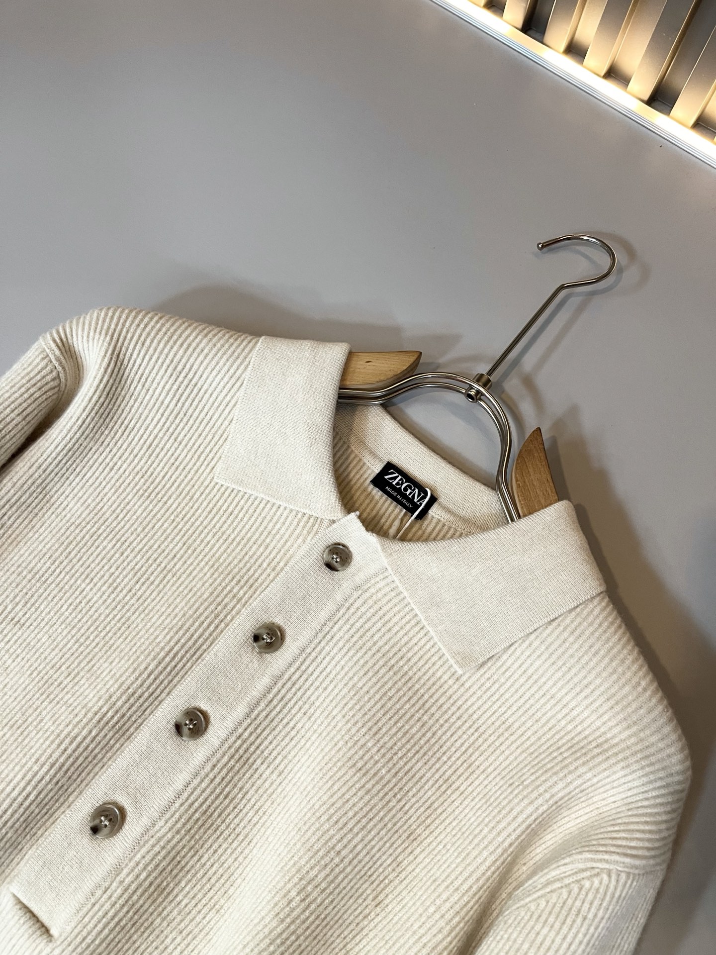 Ermenegildo Zeg*a杰*亚 2025秋冬新品男士休闲针织羊毛衫，外贸公司订单！是杰尼亚经典