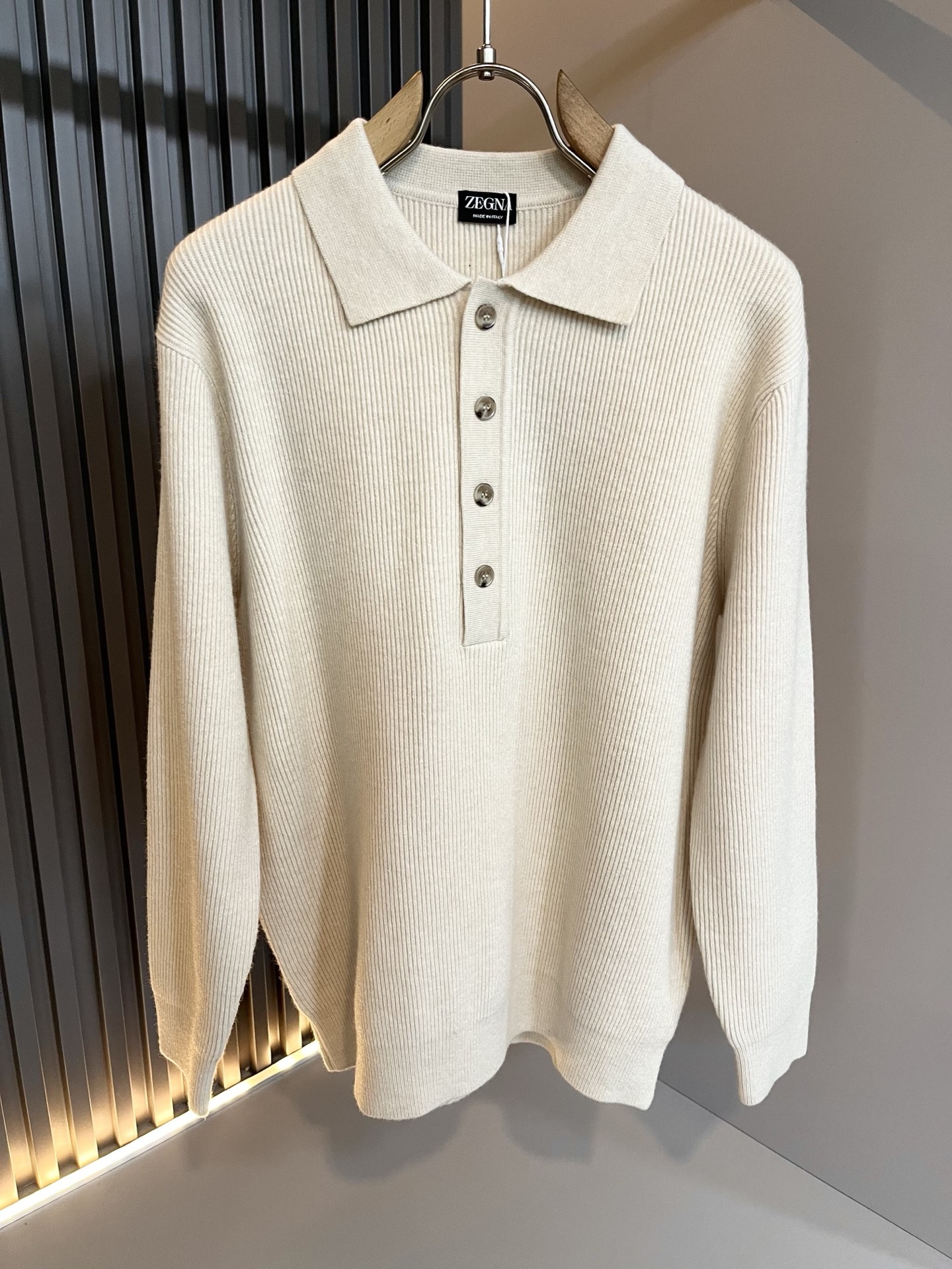 Ermenegildo Zeg*a杰*亚 2025秋冬新品男士休闲针织羊毛衫，外贸公司订单！是杰尼亚经典