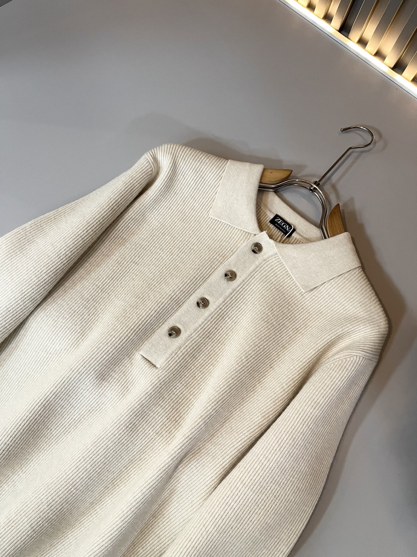 Ermenegildo Zeg*a杰*亚 2025秋冬新品男士休闲针织羊毛衫，外贸公司订单！是杰尼亚经典