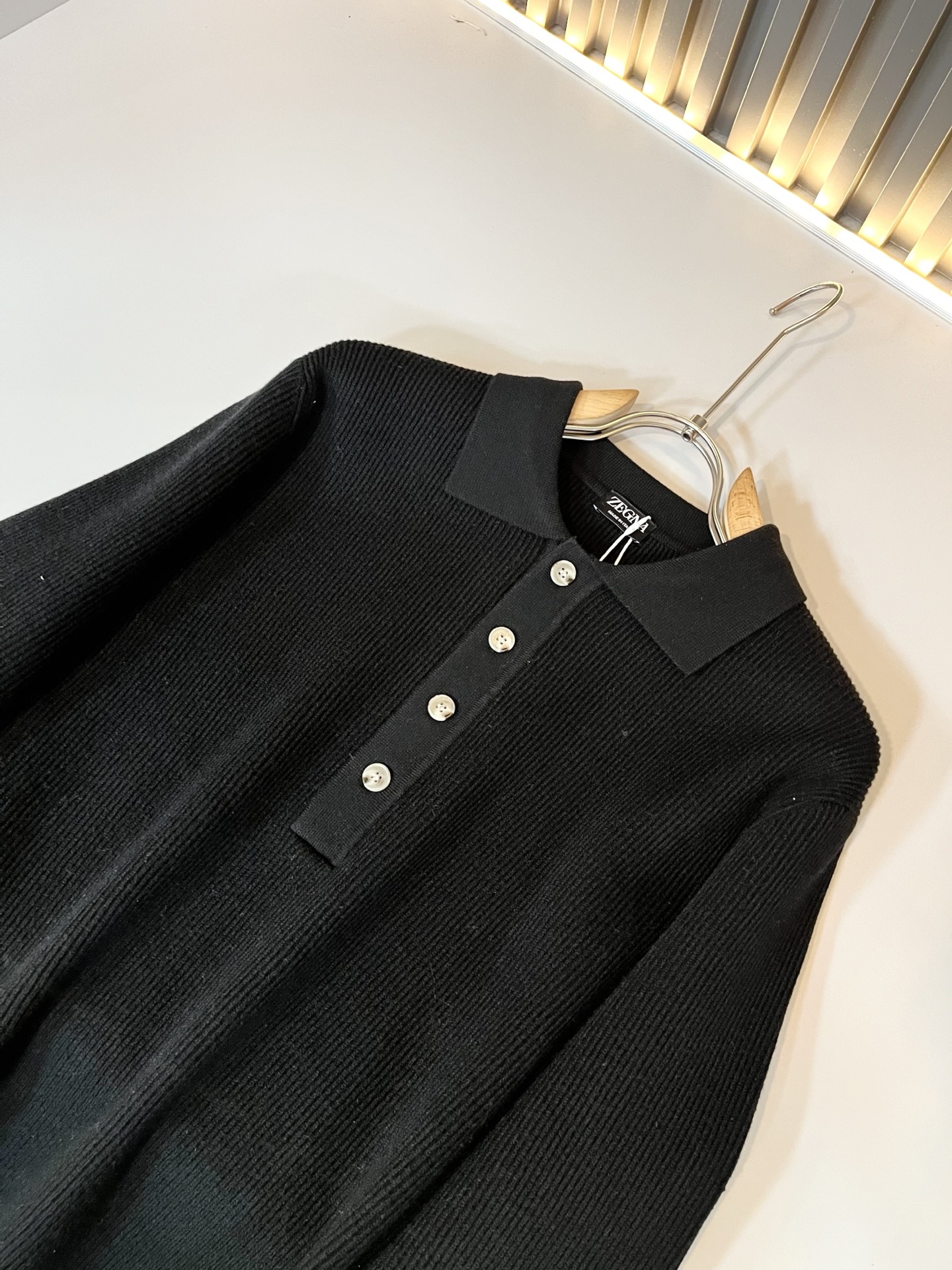 Ermenegildo Zeg*a杰*亚 2025秋冬新品男士休闲针织羊毛衫，外贸公司订单！是杰尼亚经典