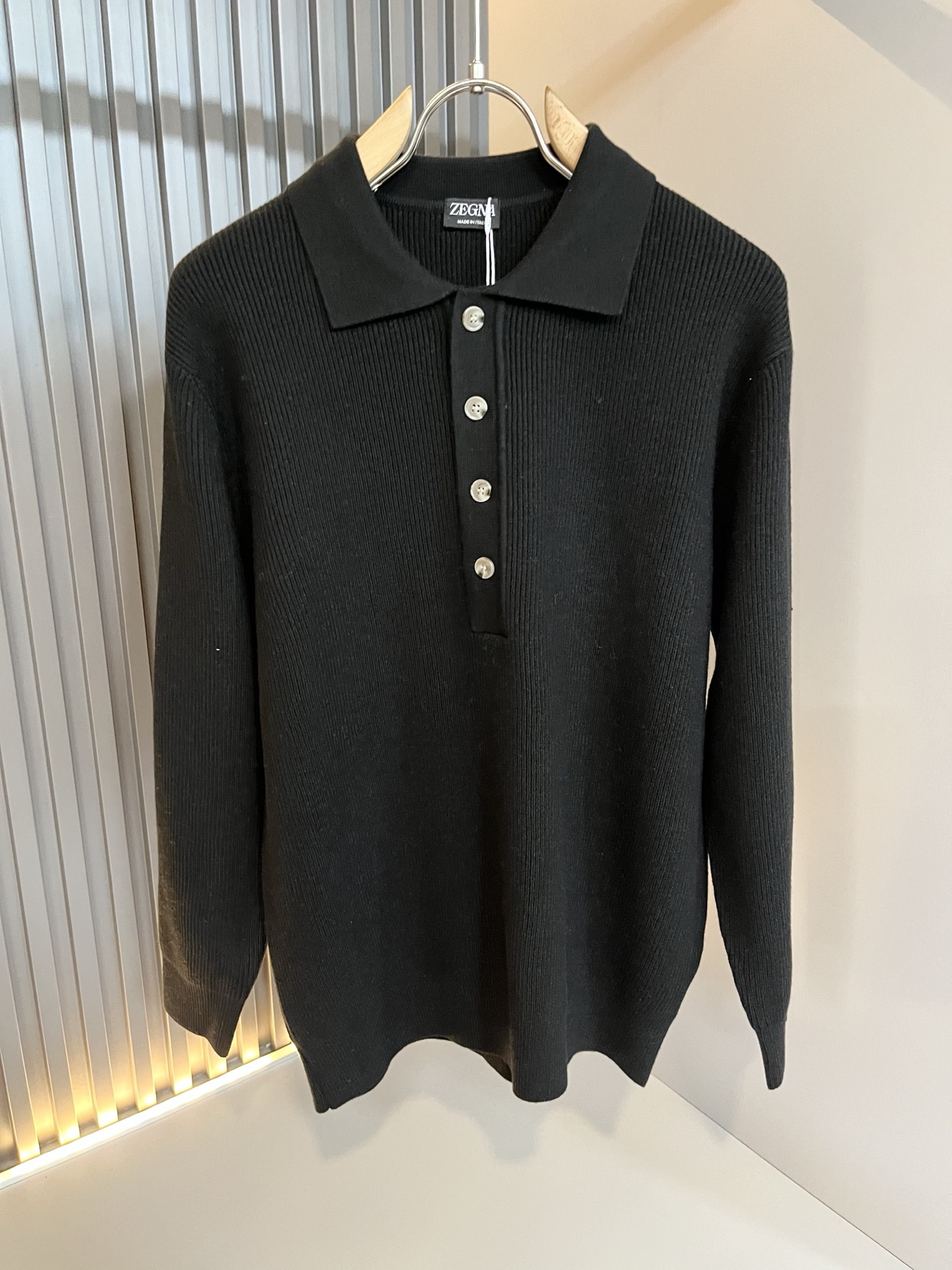 Ermenegildo Zeg*a杰*亚 2025秋冬新品男士休闲针织羊毛衫，外贸公司订单！是杰尼亚经典