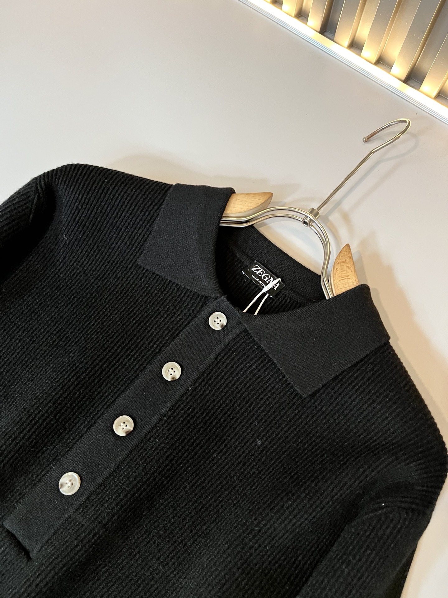 Ermenegildo Zeg*a杰*亚 2025秋冬新品男士休闲针织羊毛衫，外贸公司订单！是杰尼亚经典