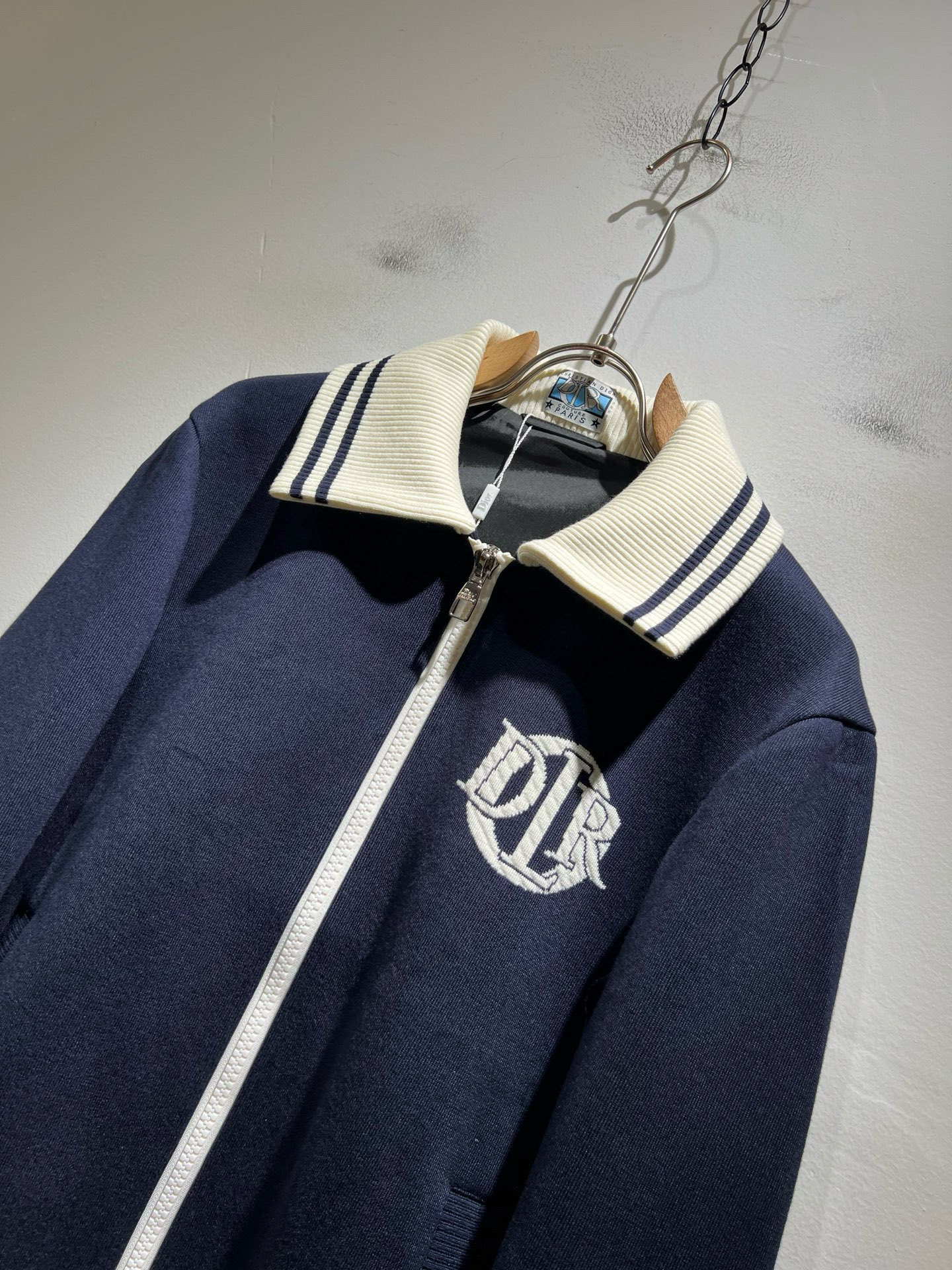 Dio*r迪*奥 2025秋冬男士休闲针织羊毛夹克外套，最新时尚休闲拉链夹克，贸易公司渠道稀出，同步官网