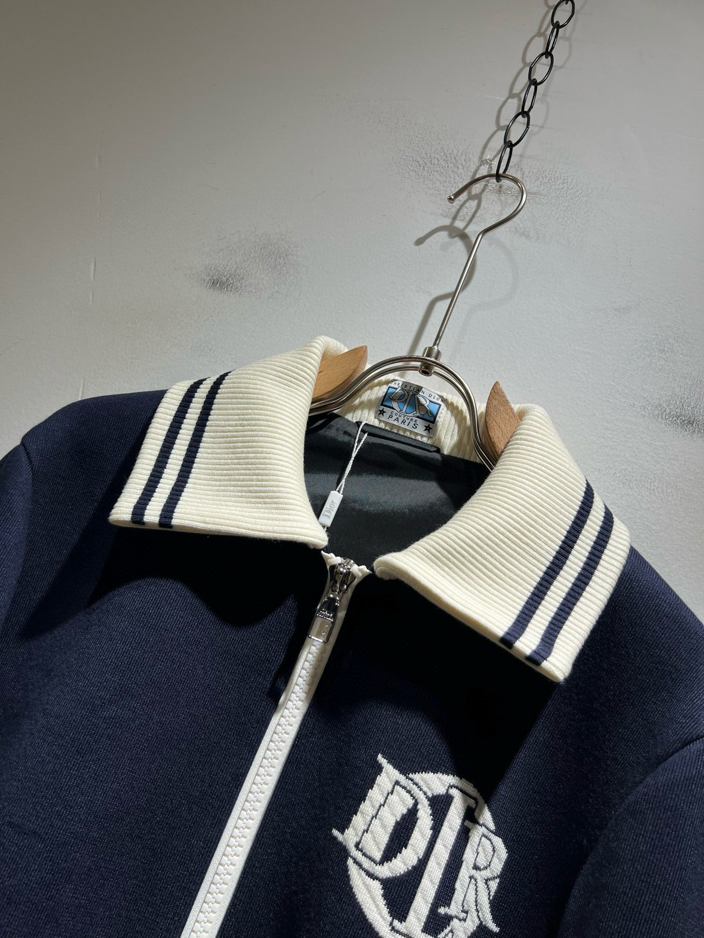 Dio*r迪*奥 2025秋冬男士休闲针织羊毛夹克外套，最新时尚休闲拉链夹克，贸易公司渠道稀出，同步官网