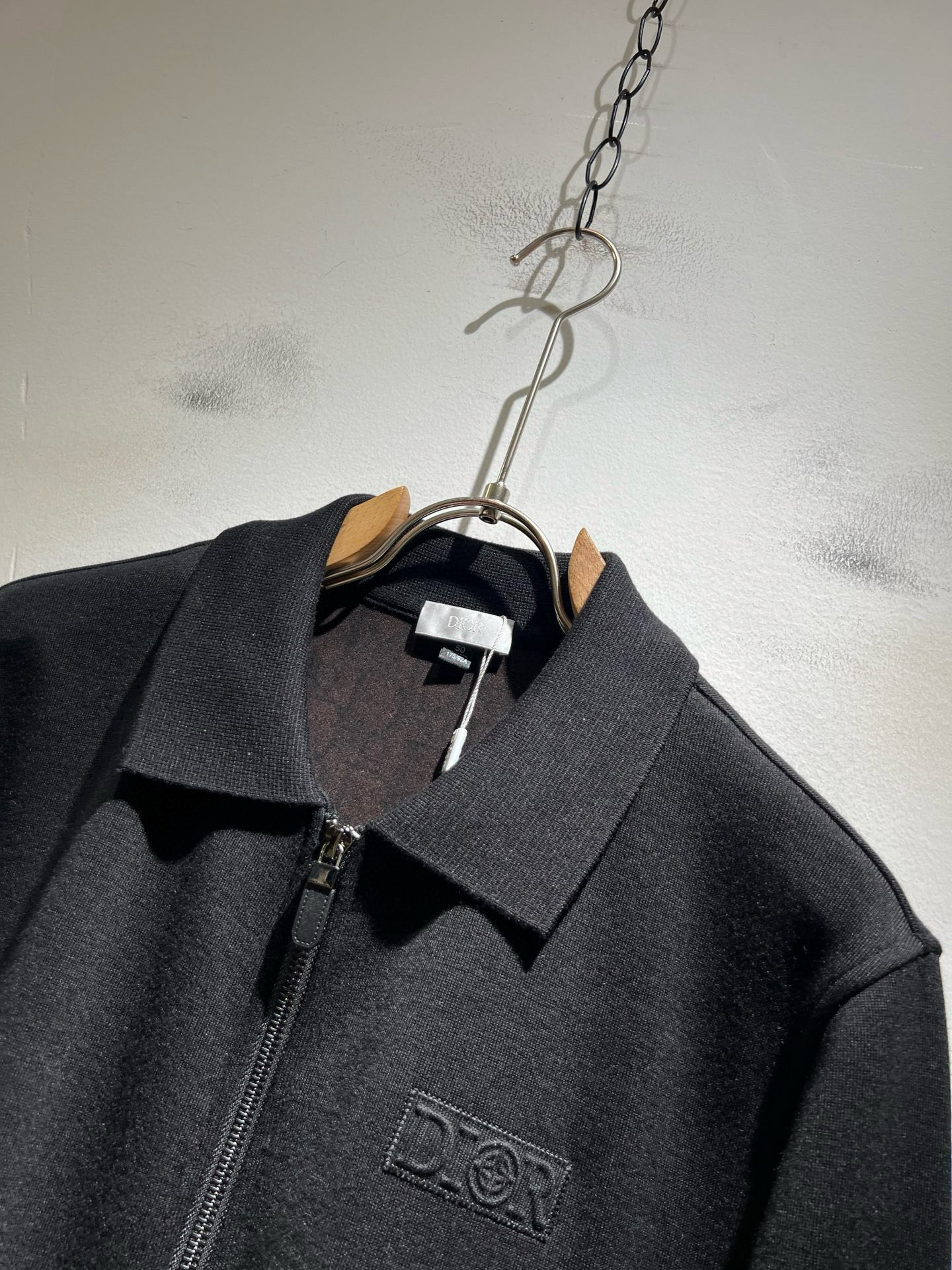 Dio*r迪*奥 2025秋冬男士休闲针织羊毛开衫，最新时尚休闲拉链夹克，贸易公司渠道稀出，同步官网发售