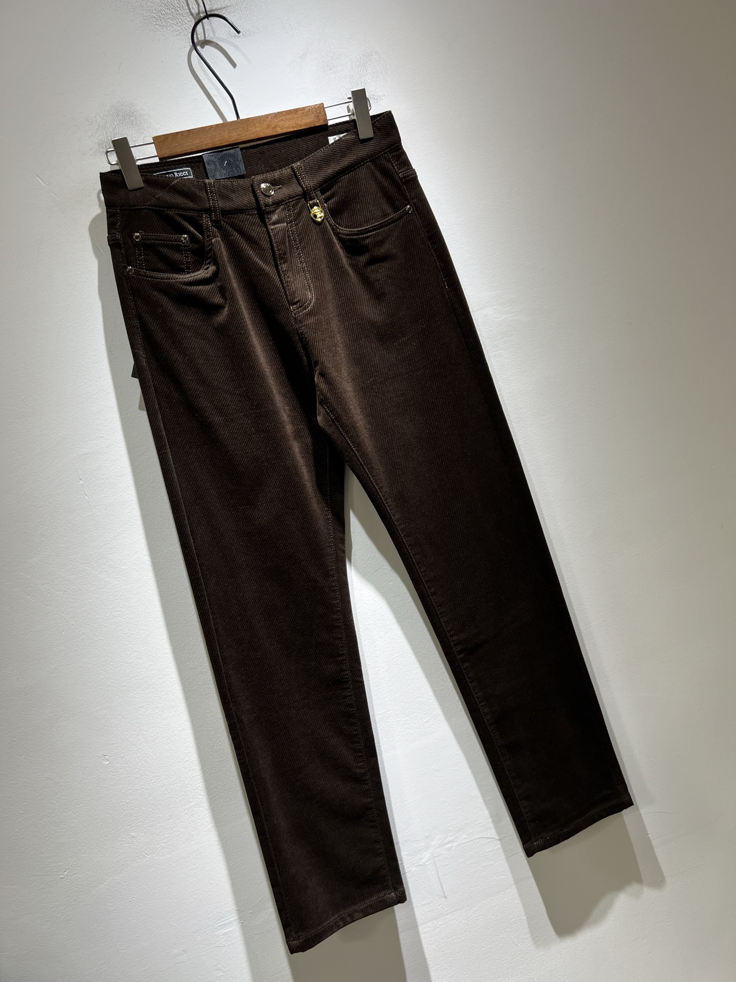 STEFANO RIC*I/史蒂芬.尼治 2025秋冬男士原单灯芯绒休闲裤，重磅推荐！品质“牛啤” 此款