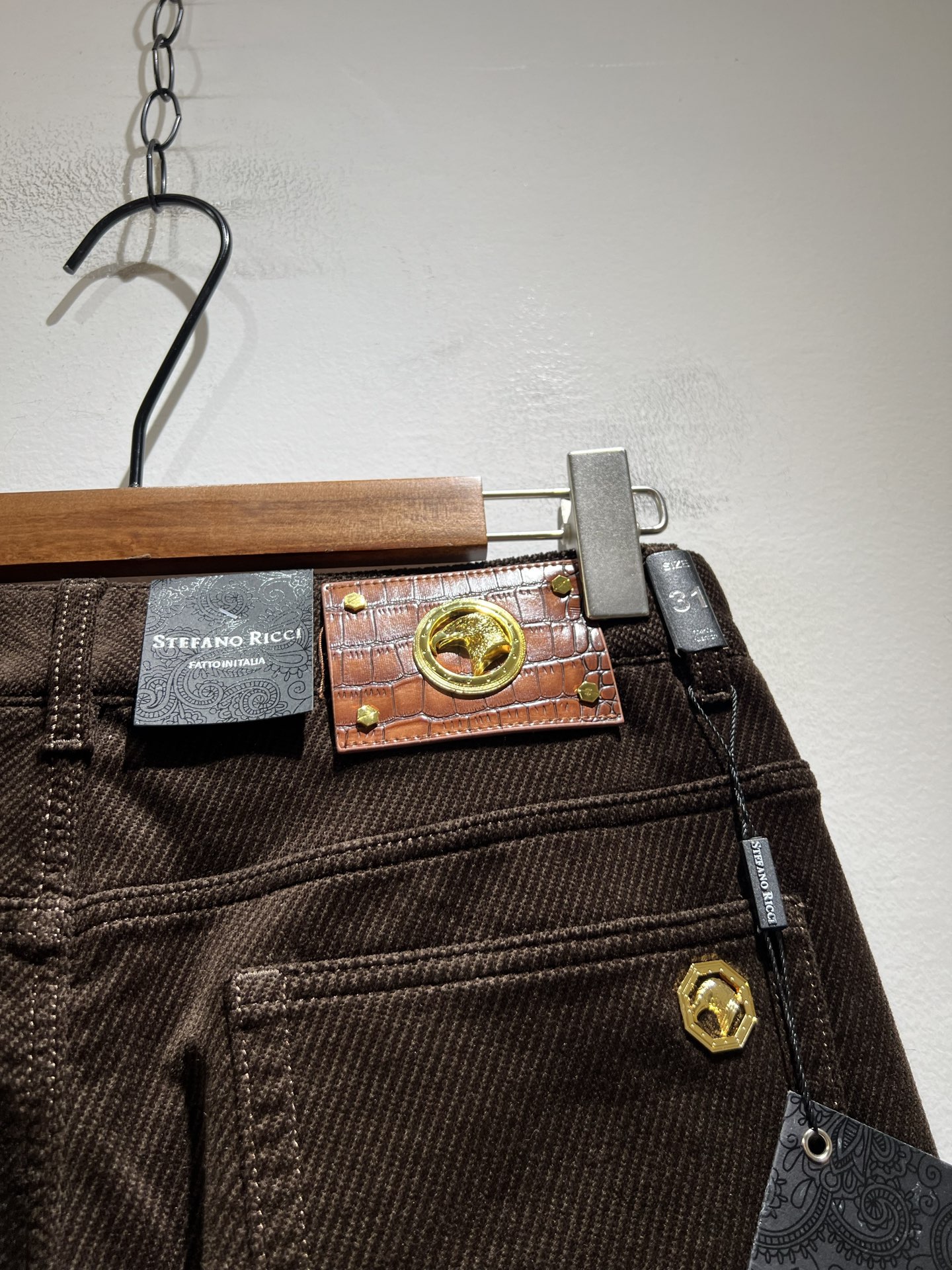 STEFANO RIC*I/史蒂芬.尼治 2025秋冬男士原单灯芯绒休闲裤，重磅推荐！品质“牛啤” 此款