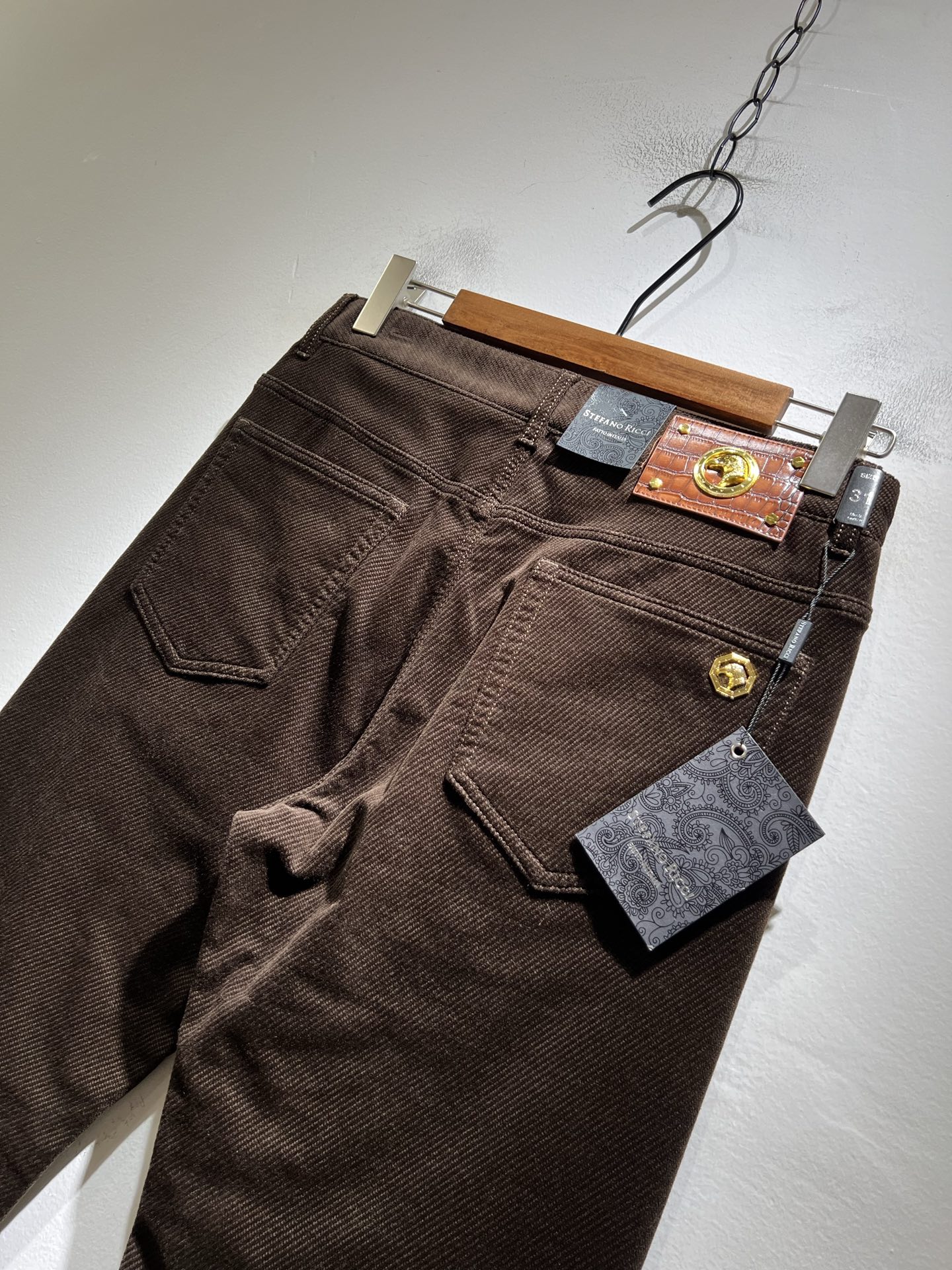 STEFANO RIC*I/史蒂芬.尼治 2025秋冬男士原单灯芯绒休闲裤，重磅推荐！品质“牛啤” 此款