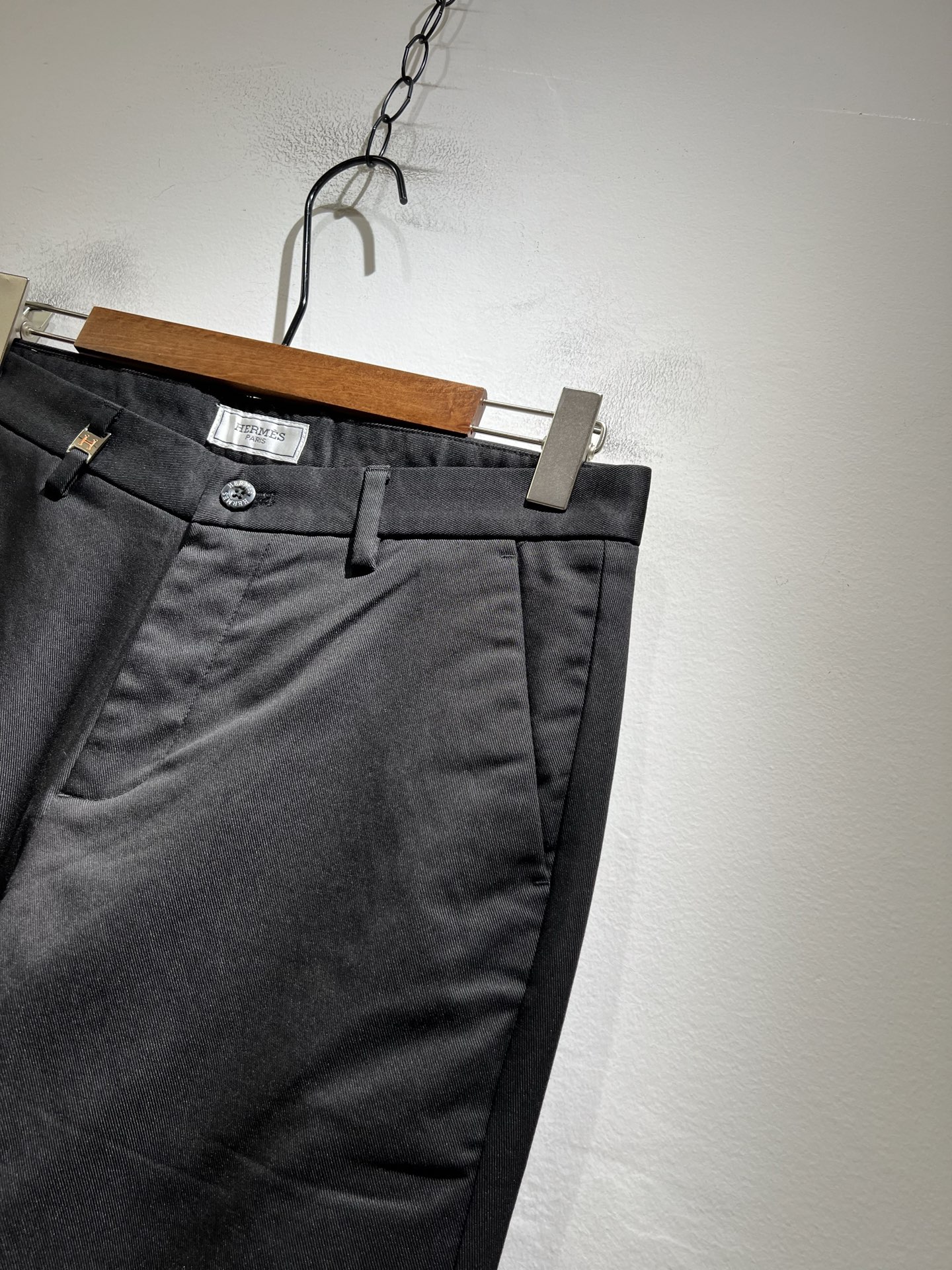 HERM*S 爱*仕 2025秋冬男士高端休闲西裤 海外贸易公司渠道订单 ！男士商务修身直筒西裤！上海恒