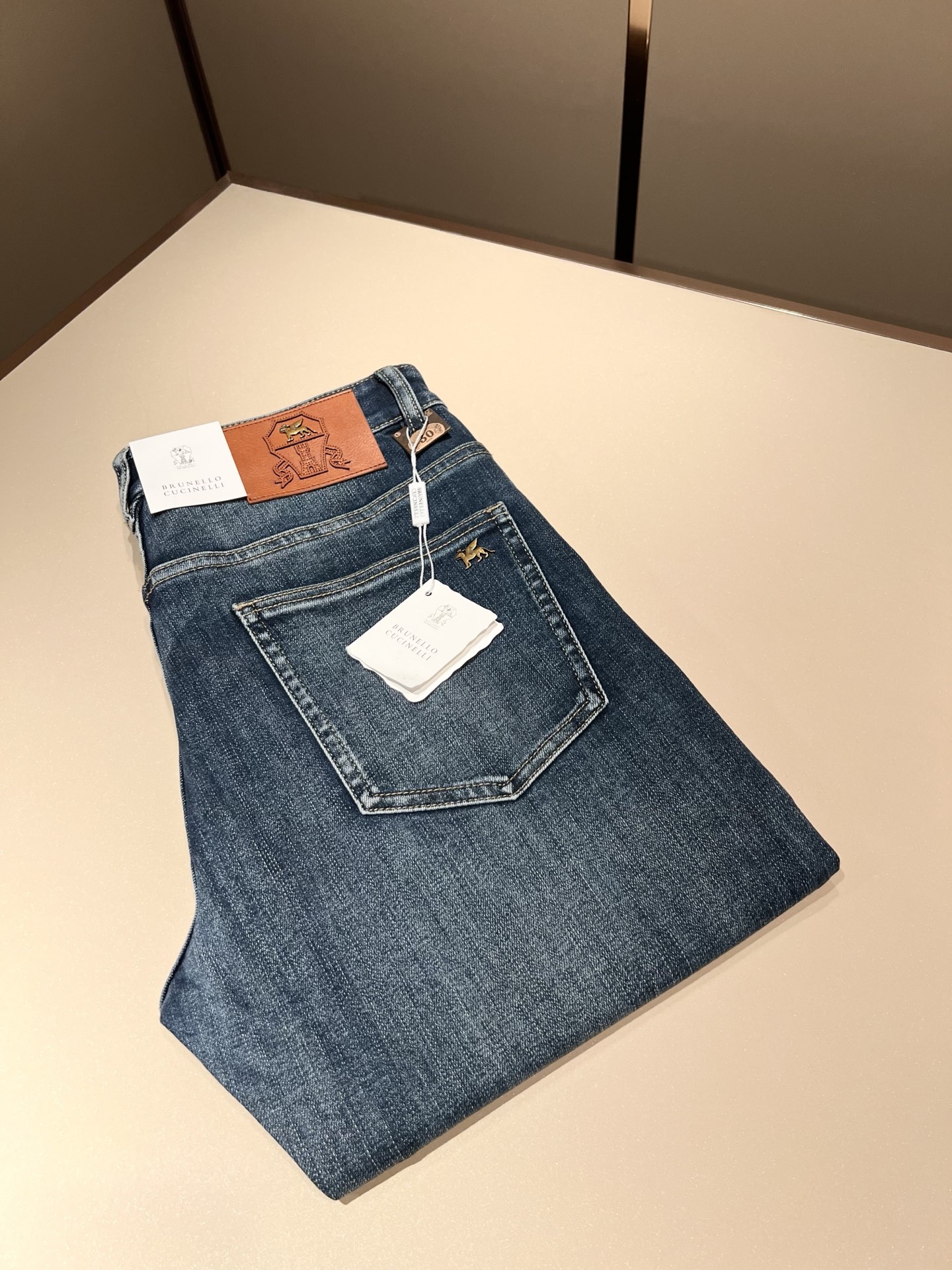 BC-Brunello Cucineli 2025秋冬新品男士时装款高端休闲牛仔裤，香港洋行渠道货，日本