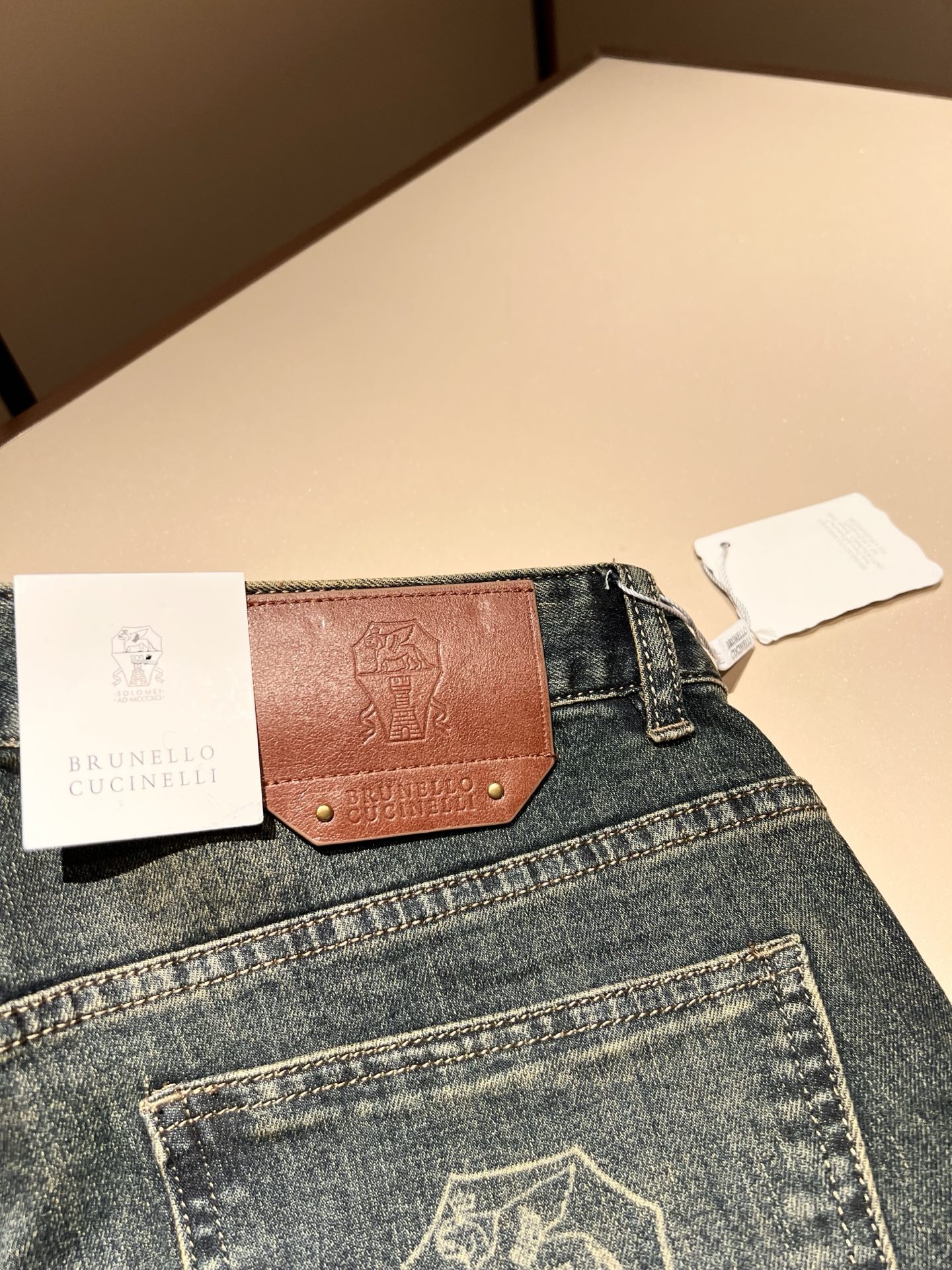 BC-Brunello Cucineli 2025秋冬新品男士时装款高端休闲牛仔裤，香港洋行渠道货，日本