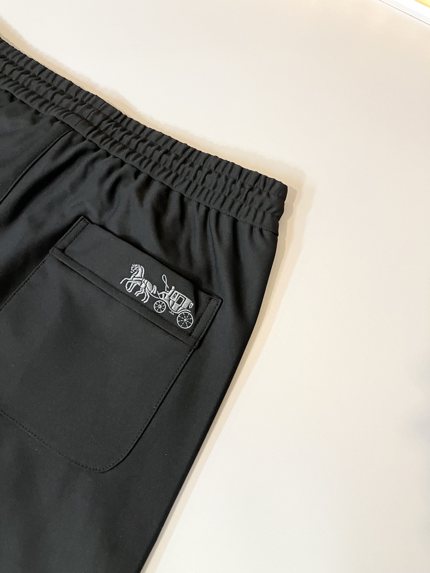 蔻驰 COACH 2025秋冬新款男士休闲裤，高端品质之选……一款松紧腰抽绳休闲卫裤兼备的百搭裤装，也是