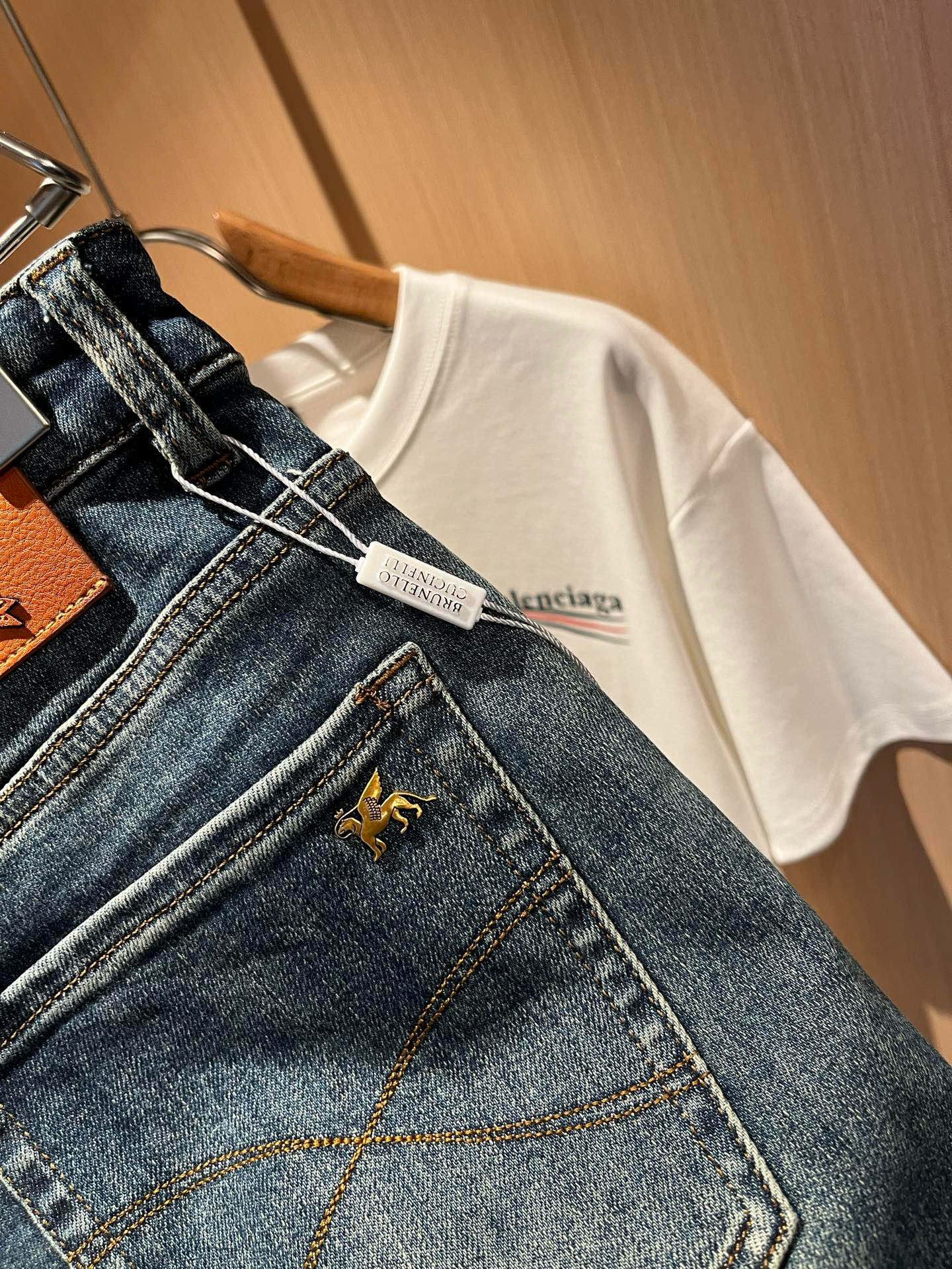 BC-Brunello Cucineli 2025秋冬新品男士时装款高端休闲牛仔裤，香港洋行渠道货，日本