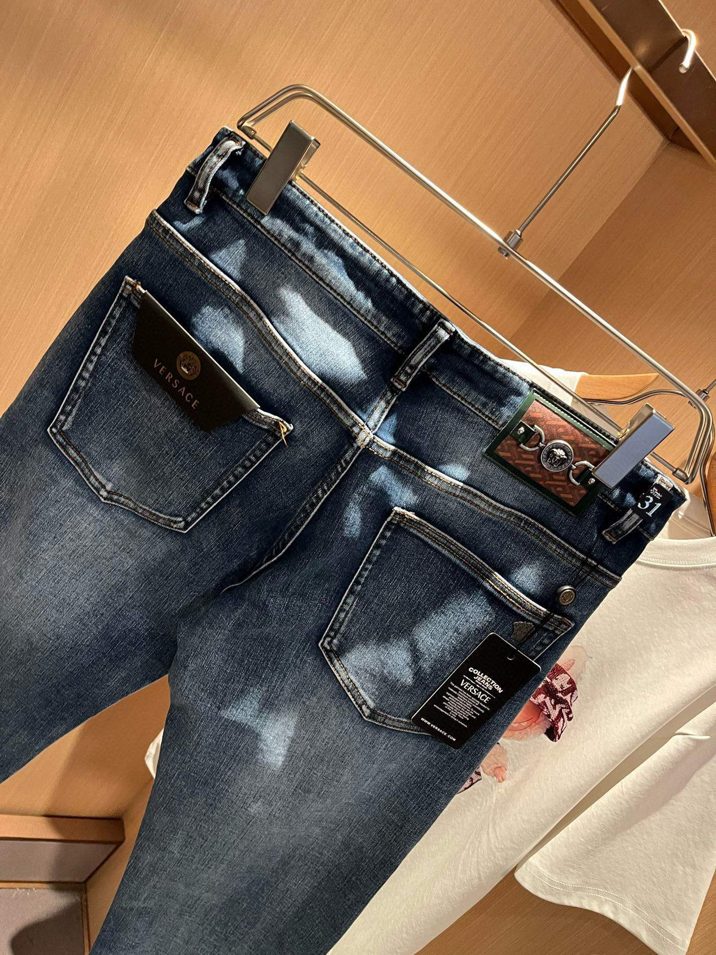 Versa*e范*哲 2025秋冬新款经典男士休闲牛仔裤、代工厂出品，出口欧美订单，2024官柜同步发售