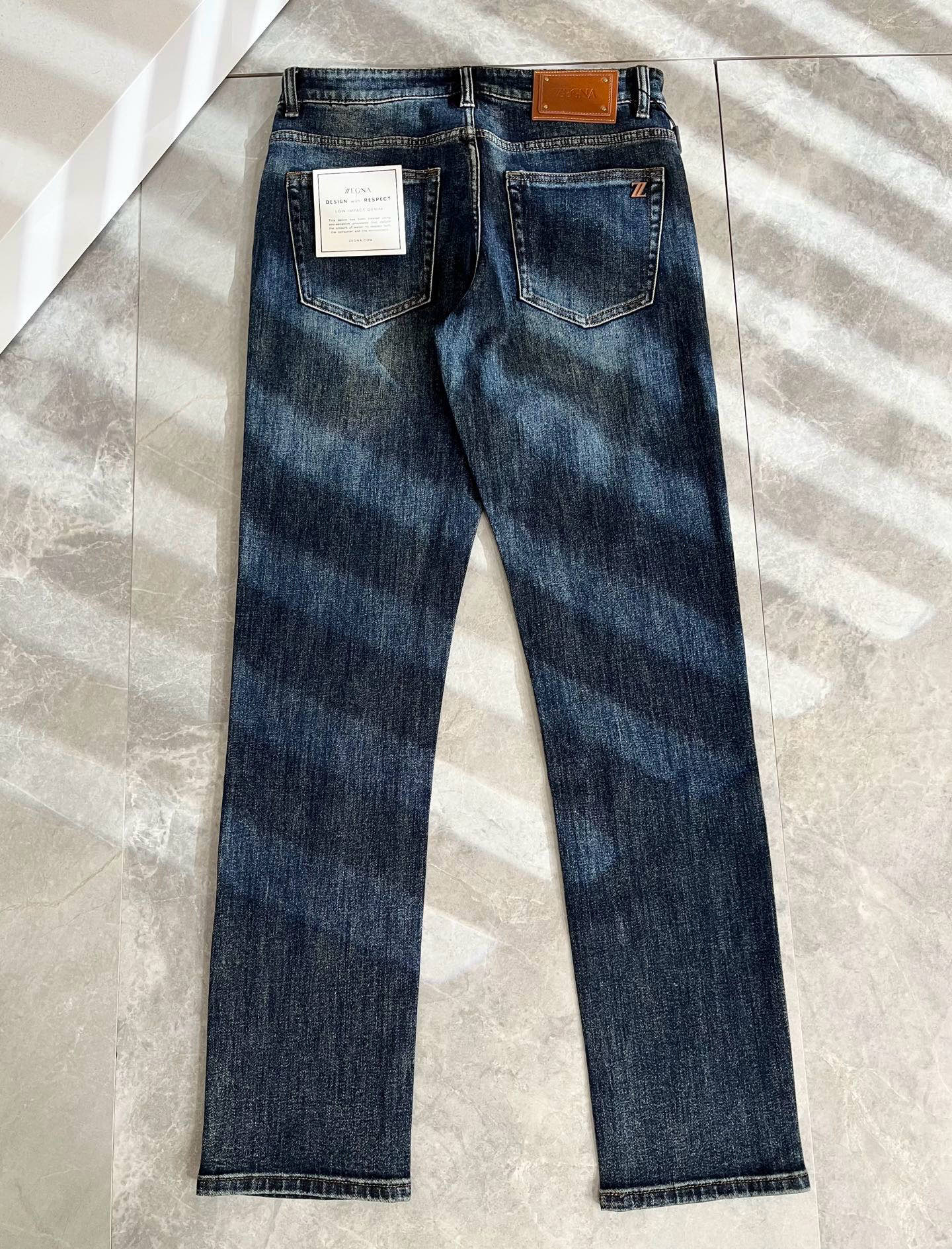 Zegna 杰尼亚 2025秋冬新款男士休闲牛仔裤，压轴的渠道货出现了！！柜台同步销售！ 毫不夸张的说，