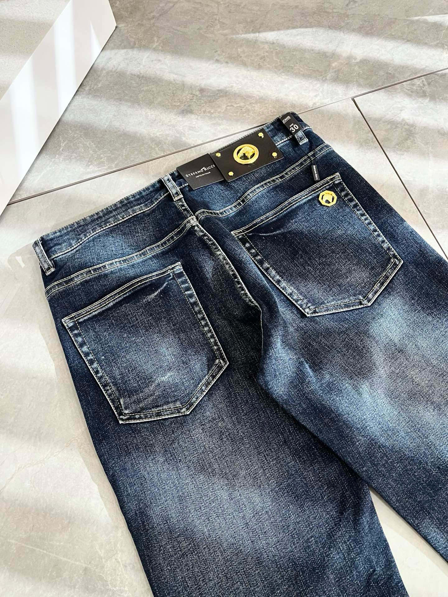 STEFANO RIC*I/史蒂芬.尼治 2025秋冬男士原单休闲牛仔裤，重磅推荐！品质“牛啤” 此款所