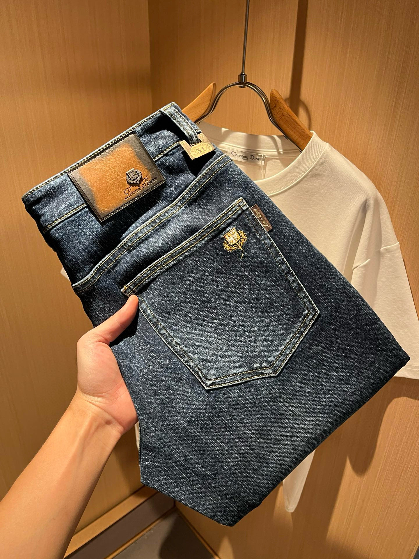 Loro Piana诺悠翩雅 2025秋冬新品男士时装款高端休闲裤，香港洋行渠道货，日本原厂出品，纯血统