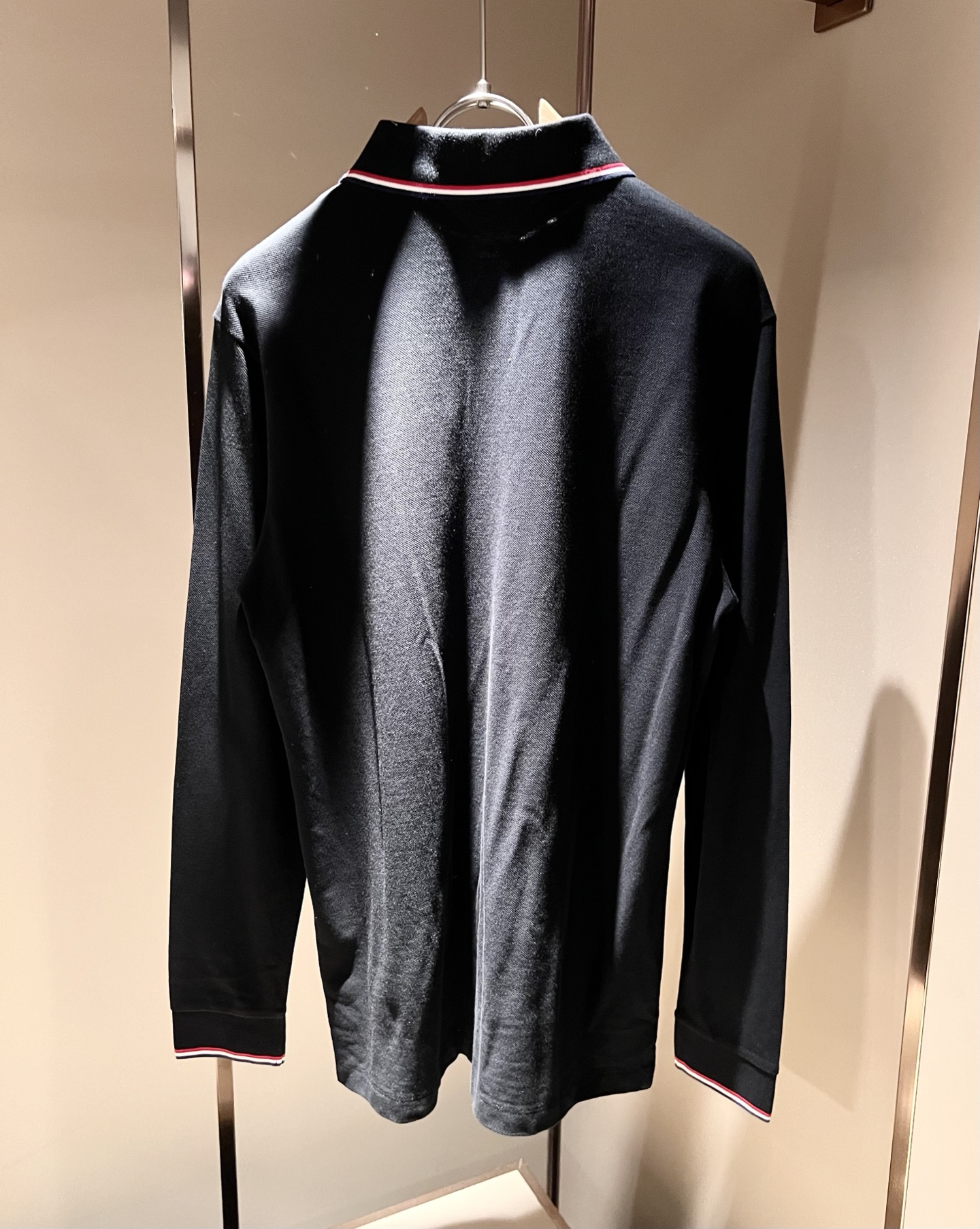 MON蒙**口2025秋冬新款男士原单男士短袖POLO衫，贸易公司货，官网同步发售！此类型的基础单品是每