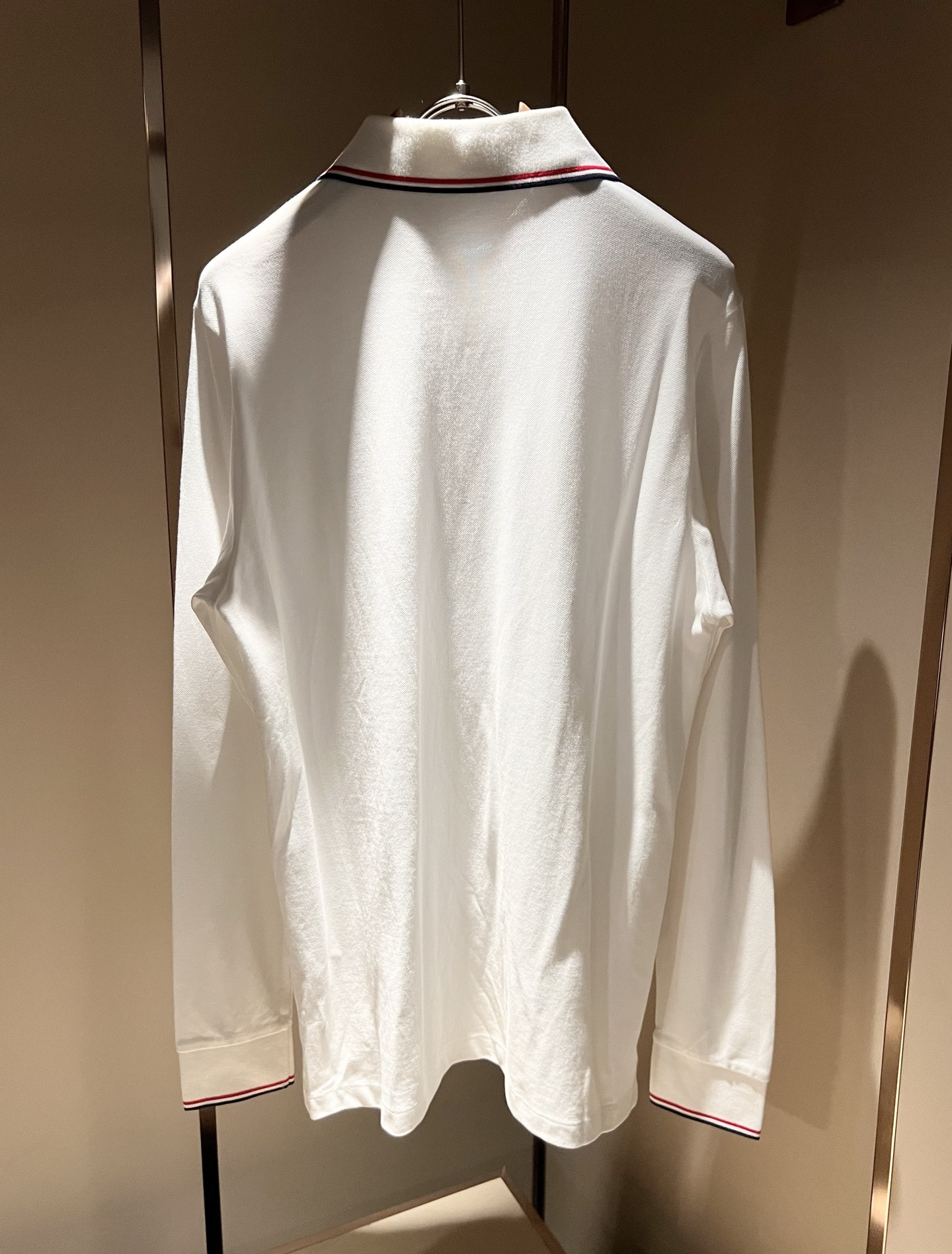 MON蒙**口2025秋冬新款男士原单男士短袖POLO衫，贸易公司货，官网同步发售！此类型的基础单品是每