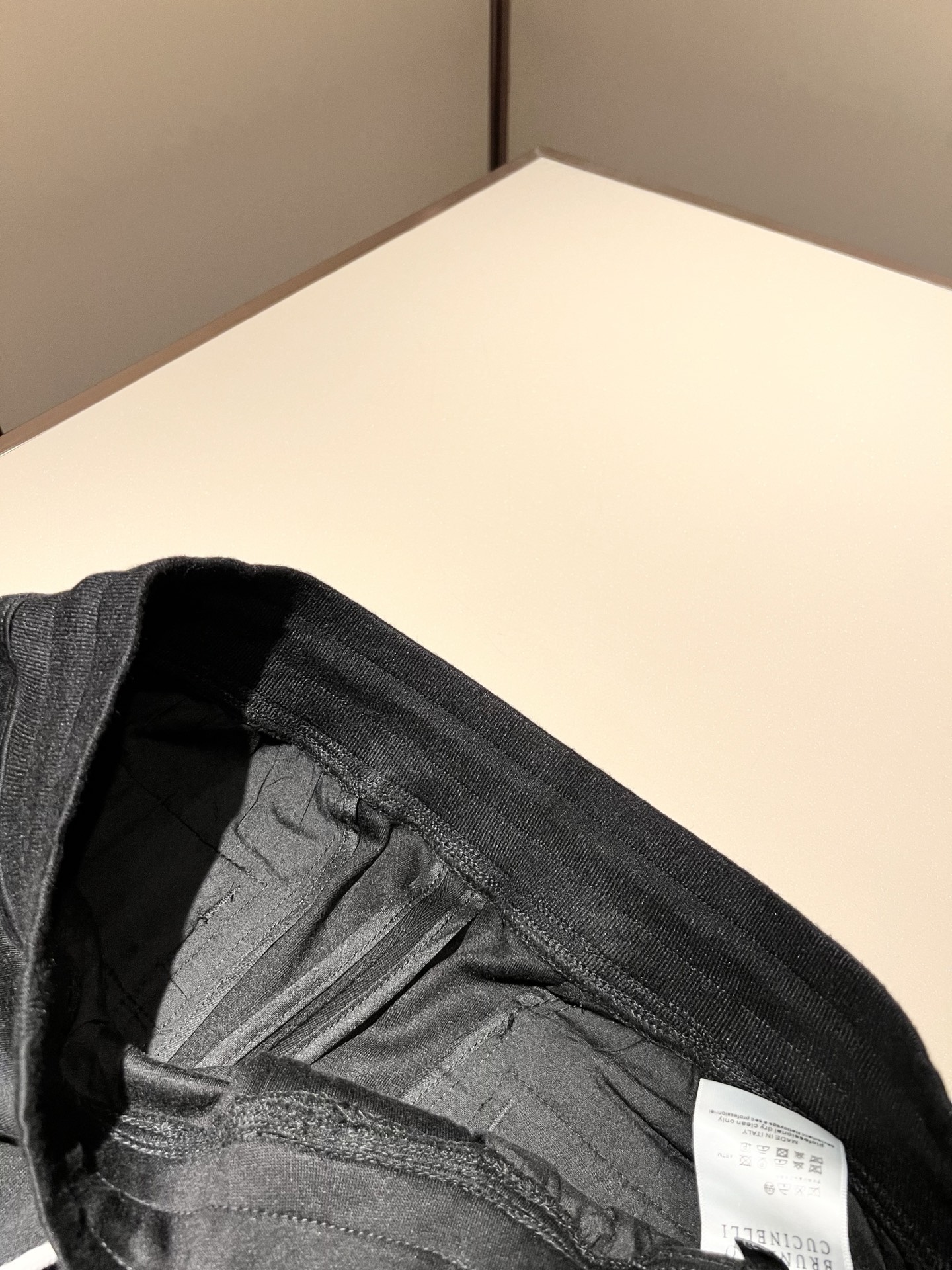 BC-Brunello Cucineli 2025秋冬新品男士时装款高端纯棉休闲裤，香港洋行渠道货，日本