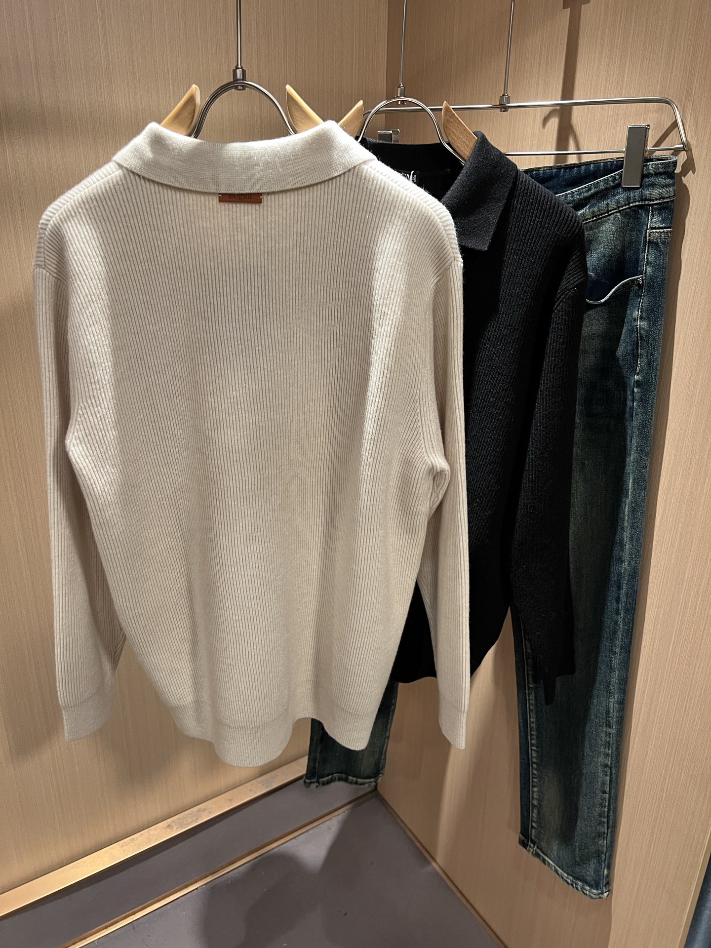 Ermenegildo Zeg*a杰*亚 2025秋冬新品男士休闲针织羊毛衫，外贸公司订单！是杰尼亚经典