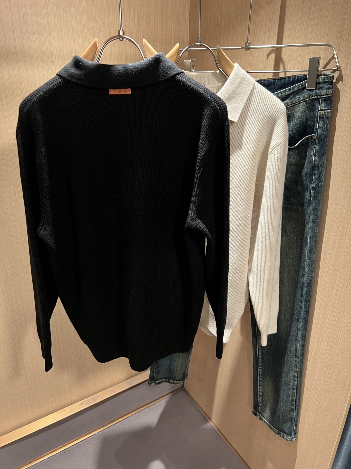 Ermenegildo Zeg*a杰*亚 2025秋冬新品男士休闲针织羊毛衫，外贸公司订单！是杰尼亚经典