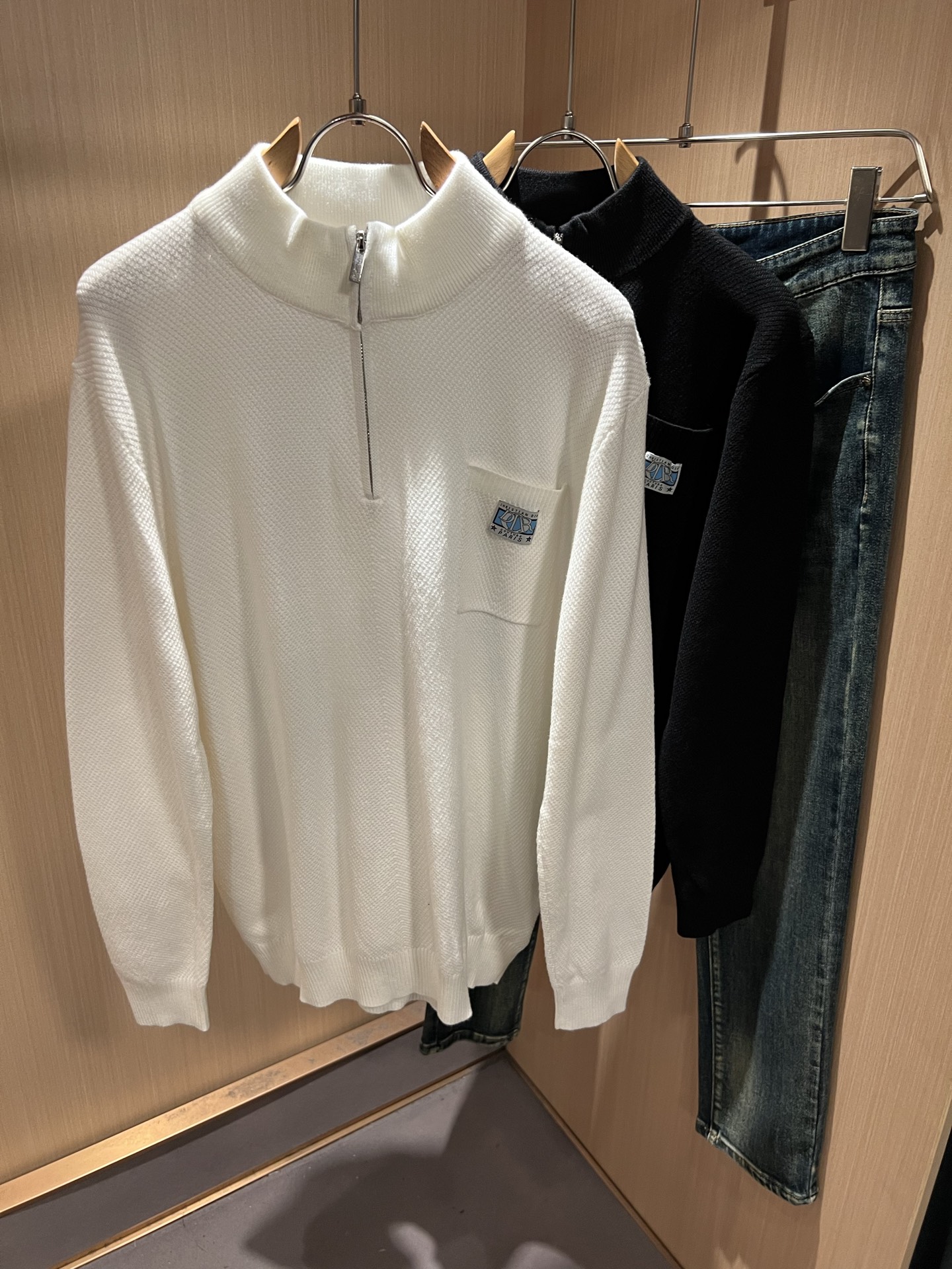 Dio*r迪*奥 2025秋冬男士休闲针织羊毛开衫，最新时尚休闲，贸易公司渠道稀出，同步官网发售，男神女