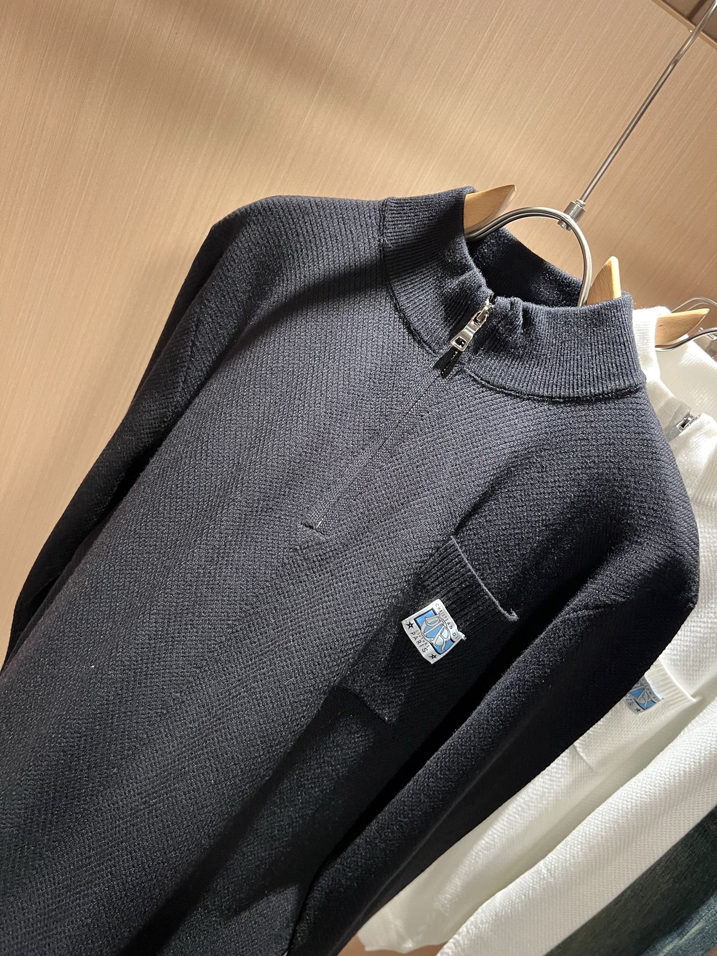 Dio*r迪*奥 2025秋冬男士休闲针织羊毛开衫，最新时尚休闲，贸易公司渠道稀出，同步官网发售，男神女