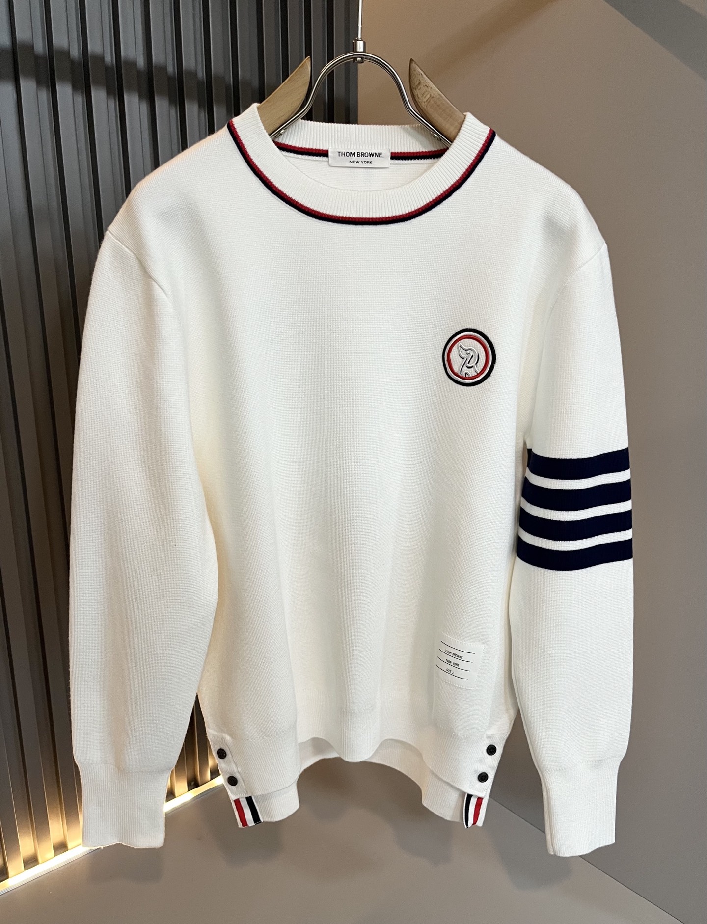 ThomBrow*e汤姆*朗2025秋冬新款男女同款👫针织羊毛衫，今年的专柜新品，男女同款👫超软羊毛面料