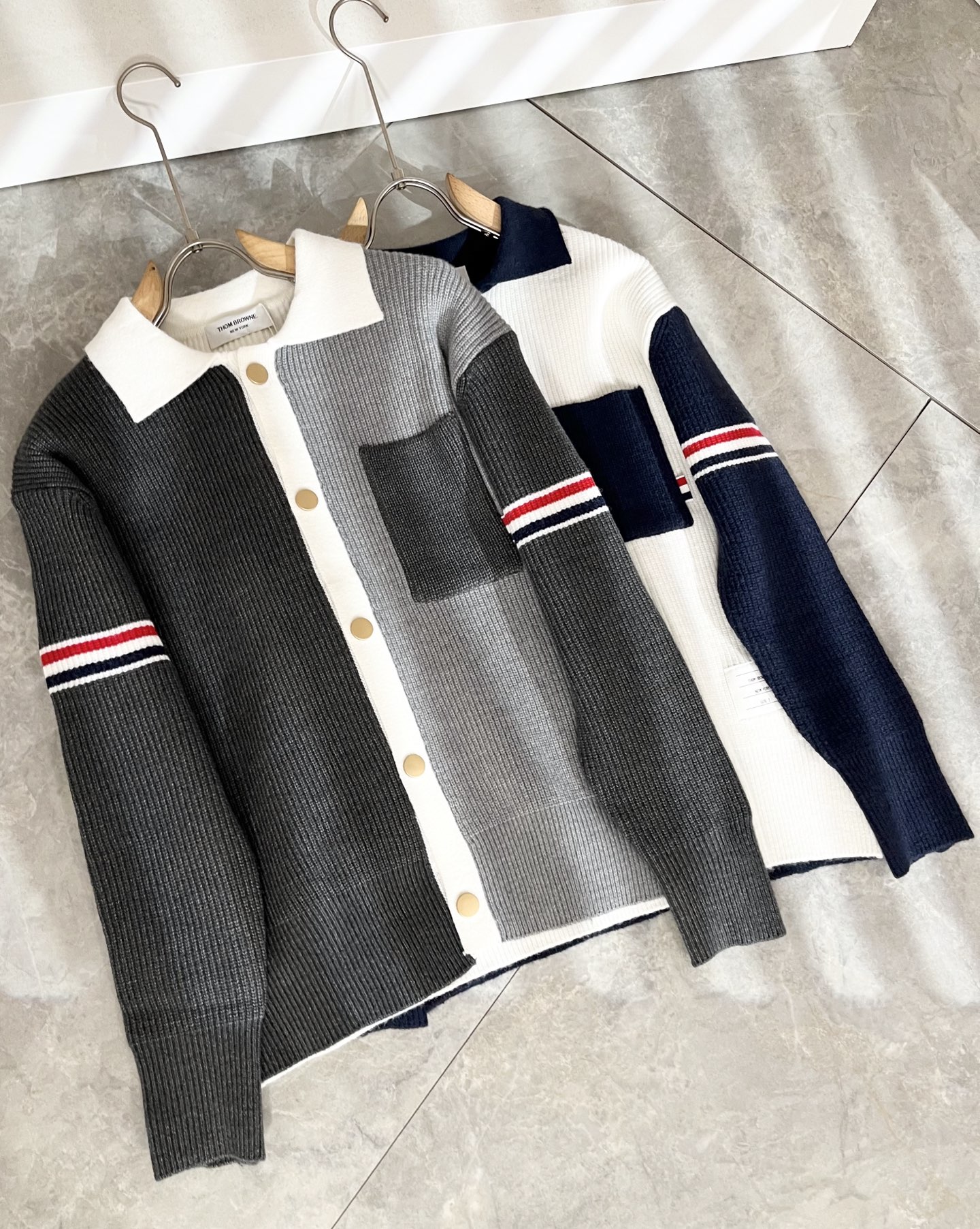 ThomBrow*e汤姆*朗2025秋冬新款男女同款👫针织羊毛衫，今年的专柜新品，男女同款👫超软羊毛面料